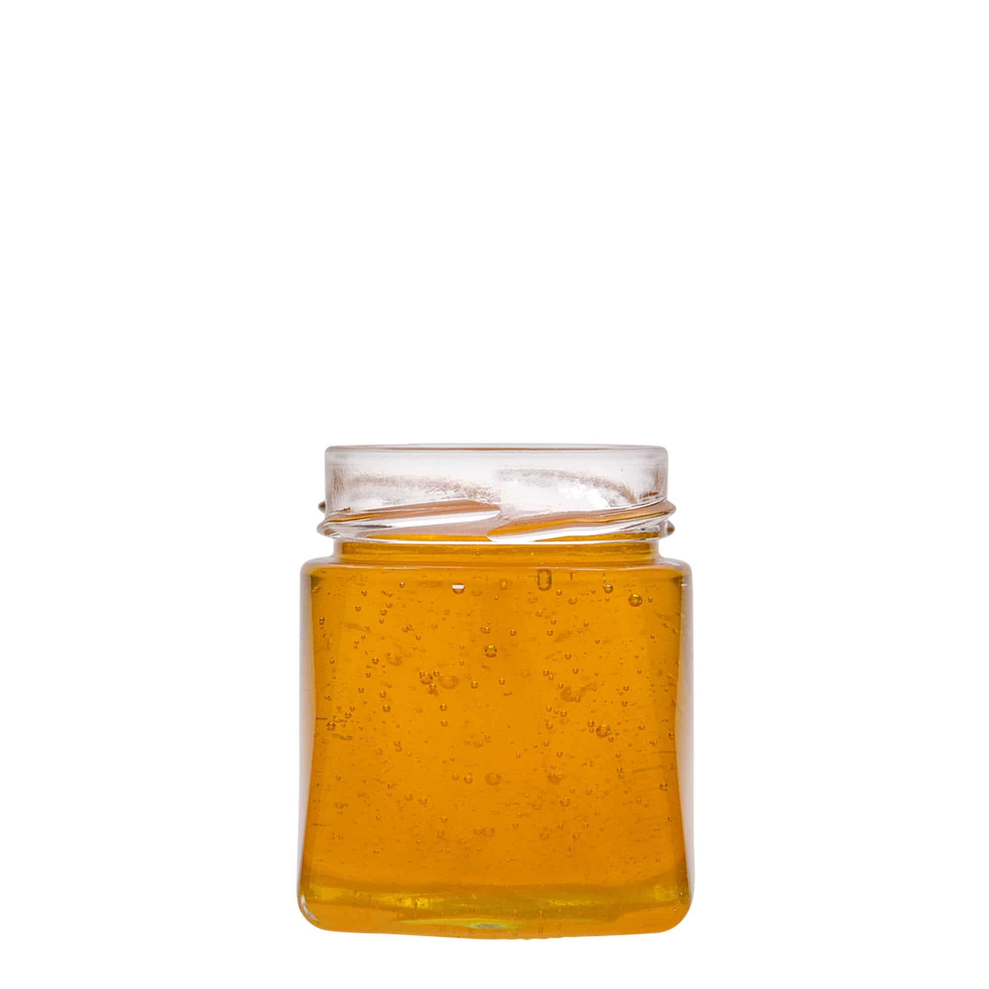 212 ml nelikulm. lasi 'Luxor', suu: Deep-Twist-Off (DTO 63)