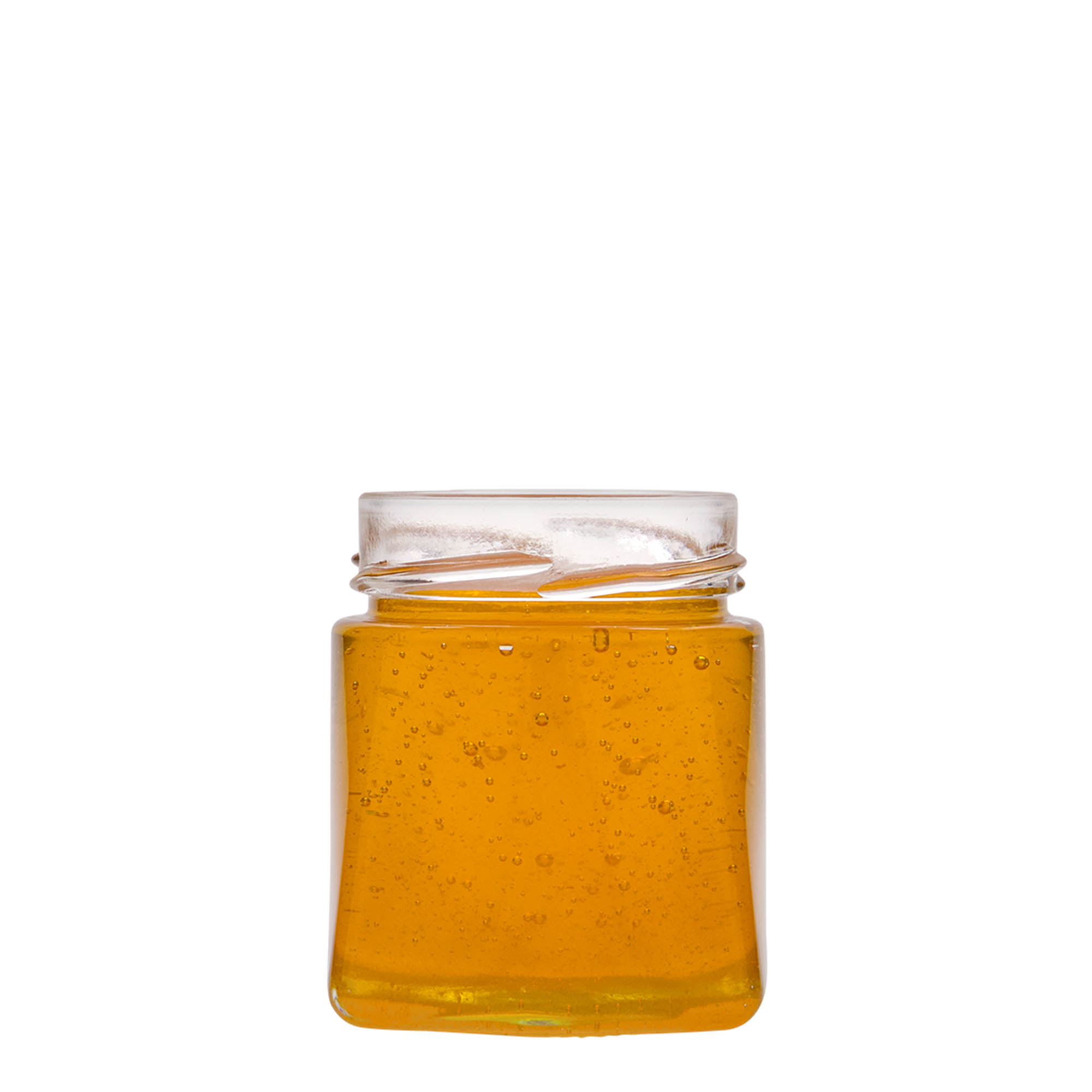 212 ml nelikulmainen lasi 'Luxor', suuaukko: Deept-Twist-Off (DTO 63)