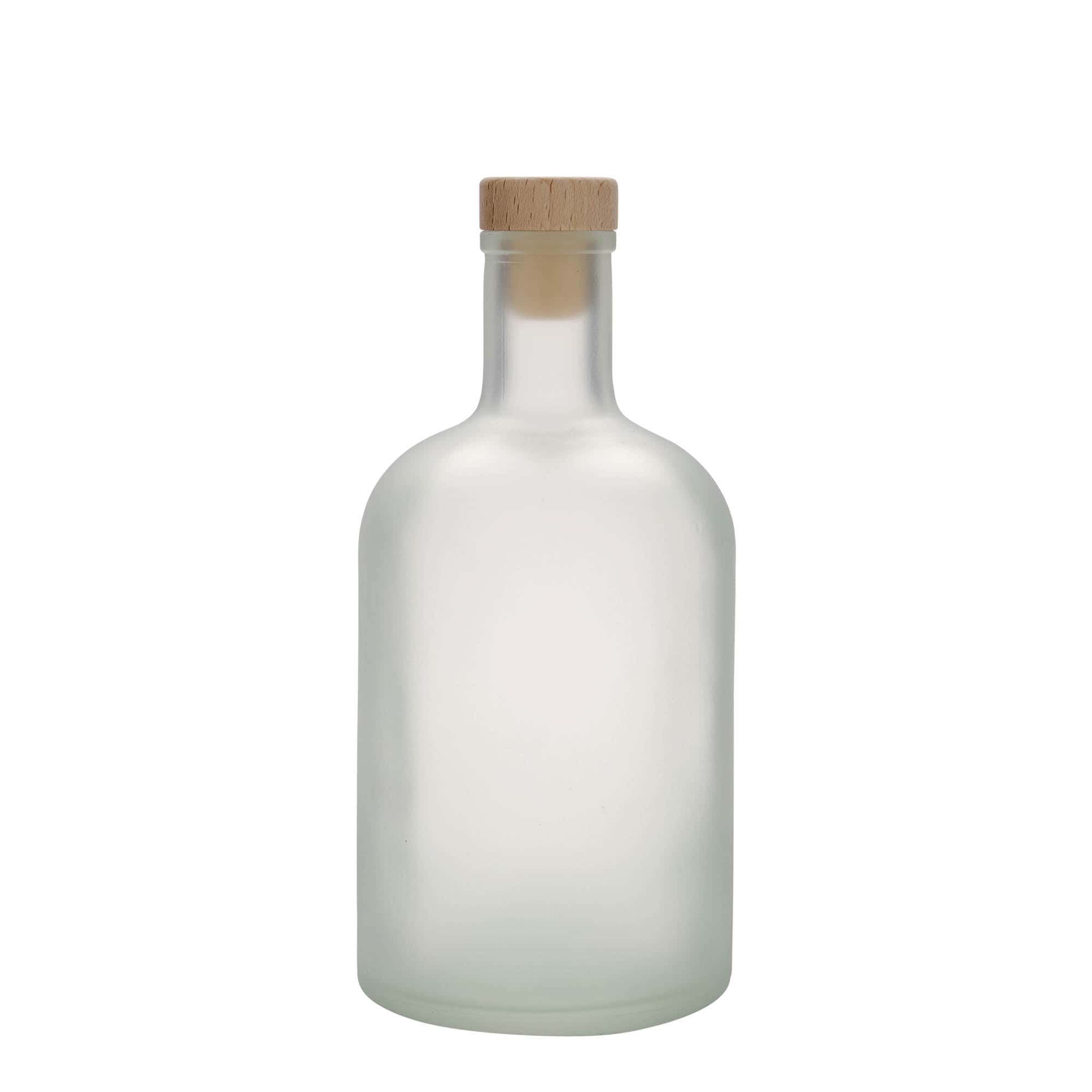 700 ml lasipullo 'Gerardino', huurrettu, suu: korkki