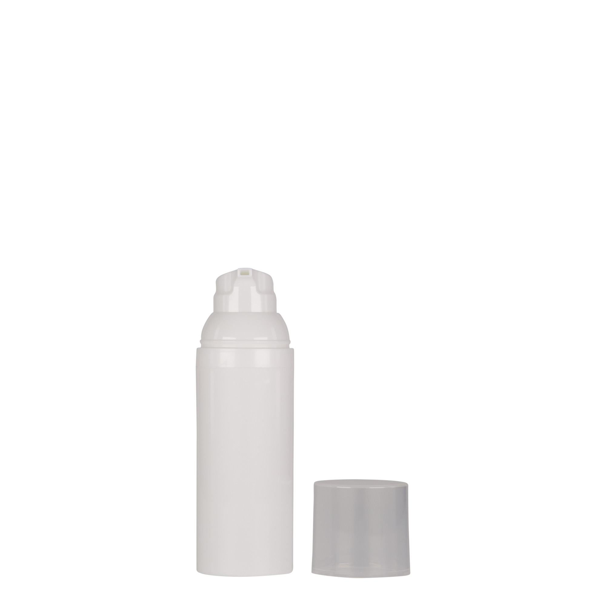 50 ml Airless-annostelija 'Mezzo', PP-muovi, valkoinen