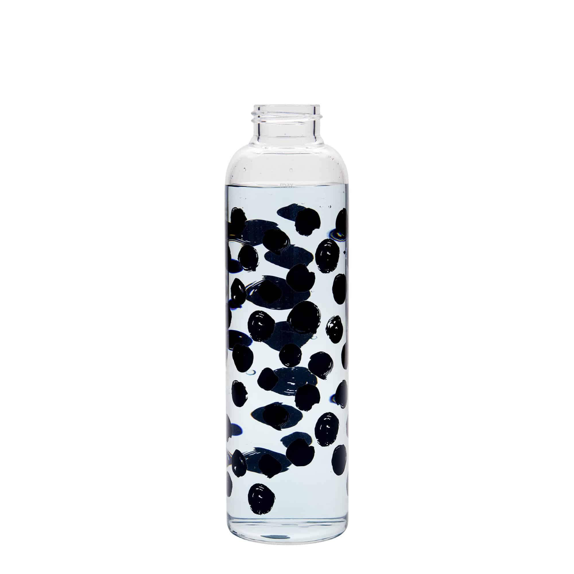 500 ml juomapullo 'Perseus', kuvio: mustat pisteet, suu: Kierrekorkki 500 ml juomapullo 'Perseus', kuvio: mustat pisteet, suu: Kierrekorkki