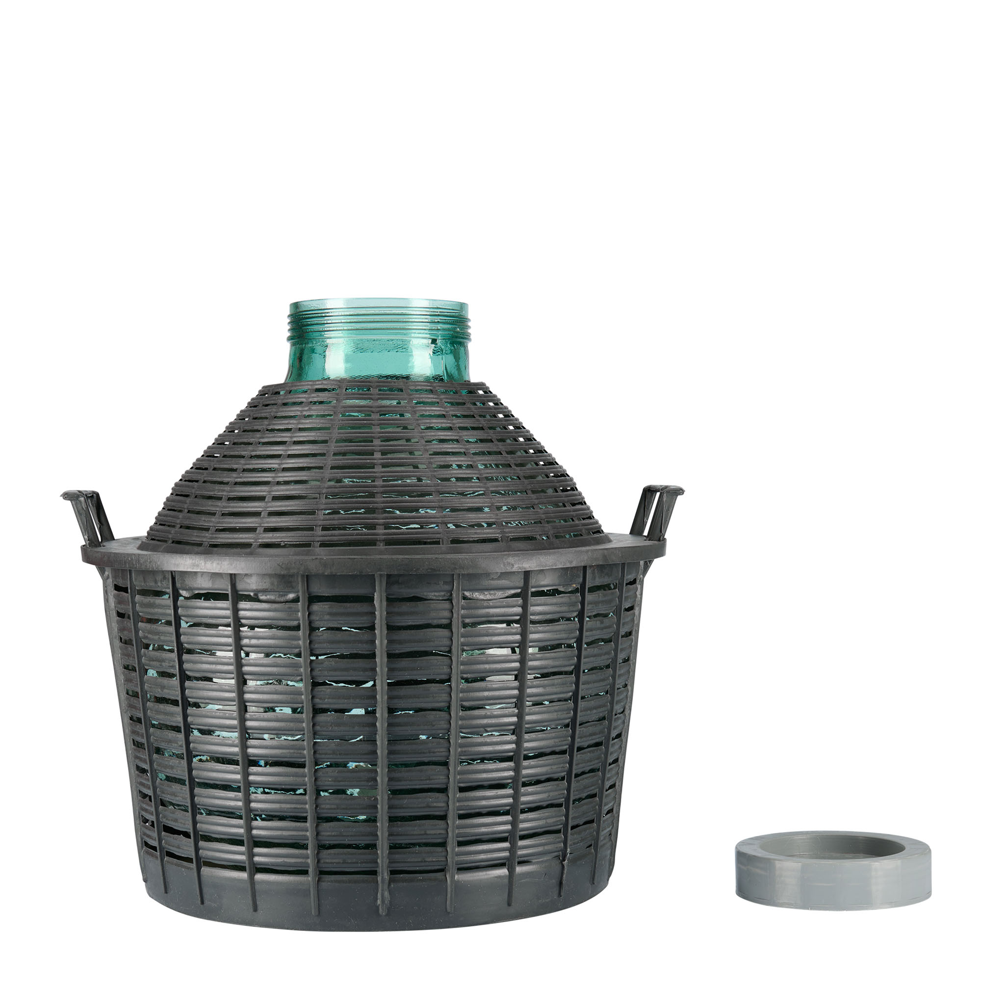 25 l pallopullo leveällä suulla, lasia, suuaukko: ruuvikorkki 25 l pallopullo leveällä suulla, lasia, suuaukko: ruuvikorkki