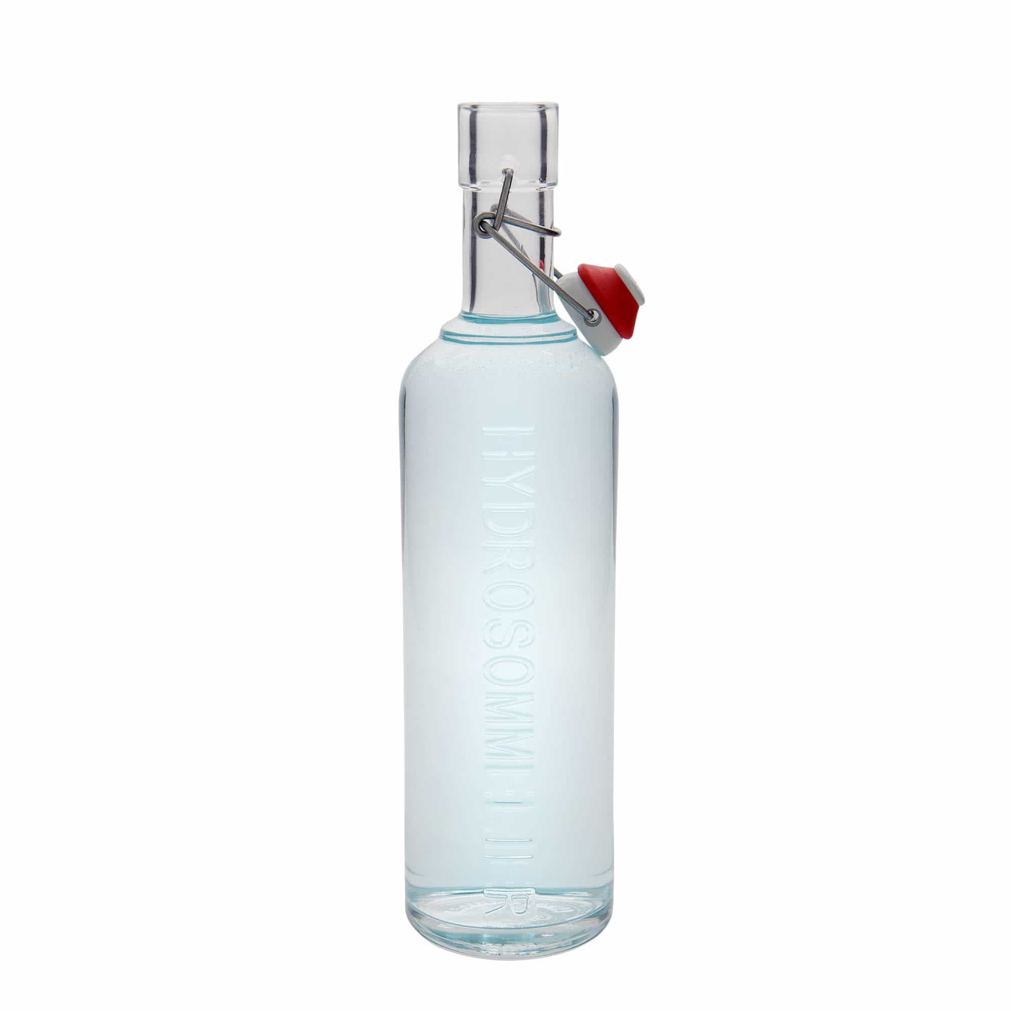 1 000 ml lasipullo 'Optima Hydrosommelier', suuaukon suljin: metallilukko 1 000 ml lasipullo 'Optima Hydrosommelier', suuaukon suljin: metallilukko