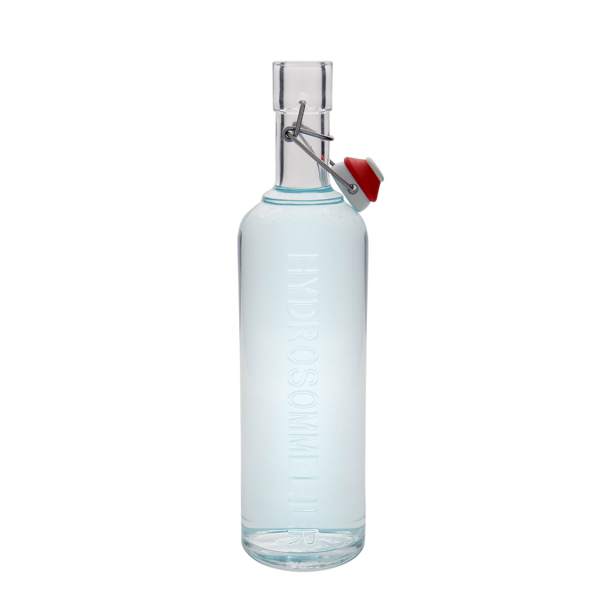 1 000 ml lasipullo 'Optima Hydrosommelier', suuaukon suljin: metallilukko 1 000 ml lasipullo 'Optima Hydrosommelier', suuaukon suljin: metallilukko