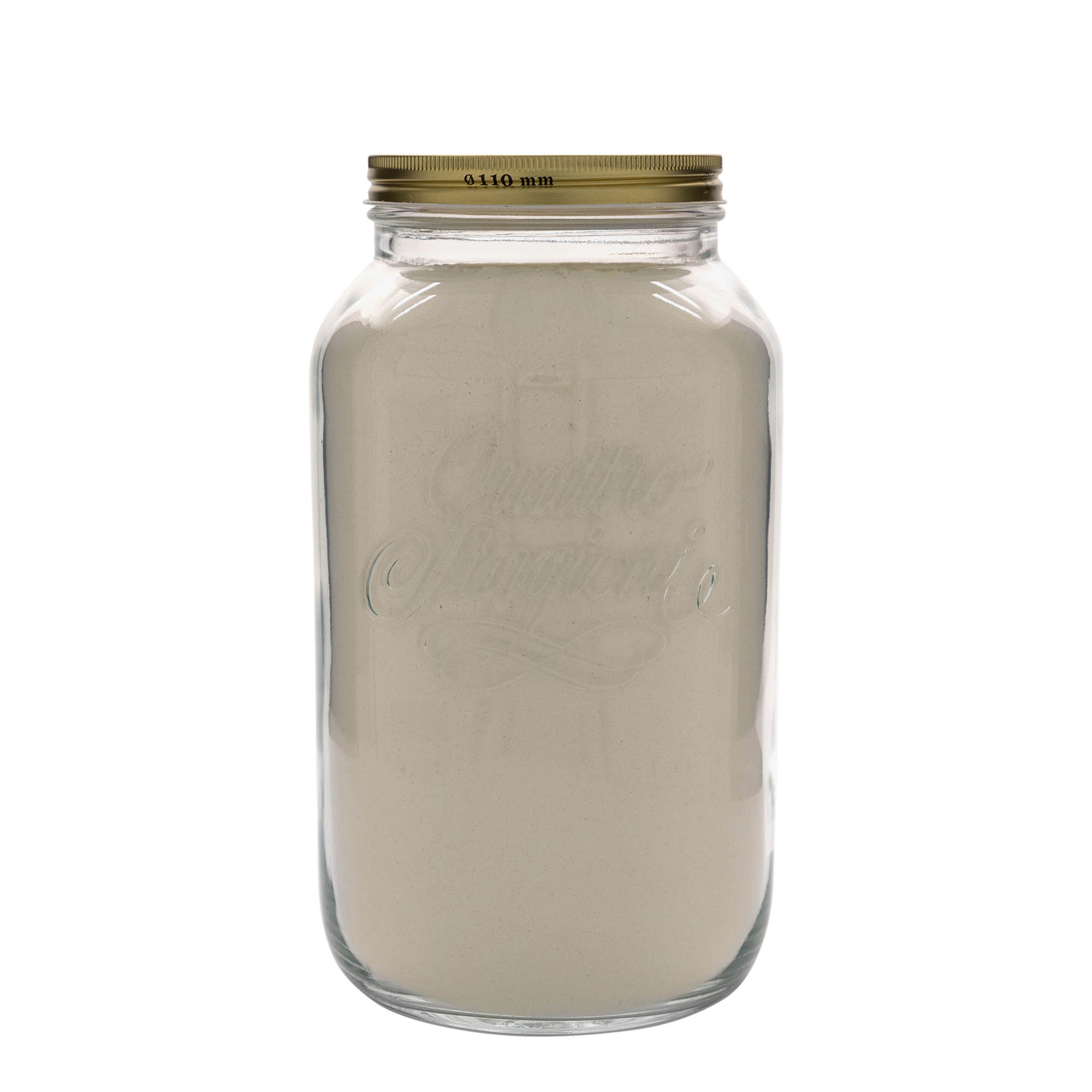 3 800 ml lasi 'Quattro Stagioni', suuaukko: kierrekorkki