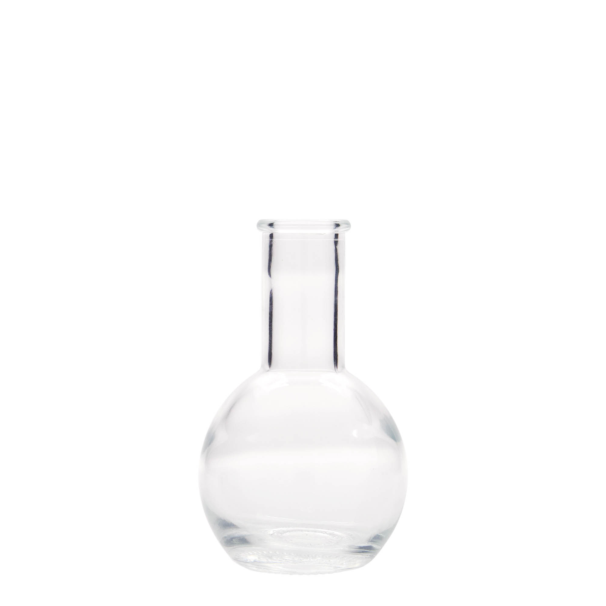 100 ml lasipullo 'Tulipano', suuaukko: korkki