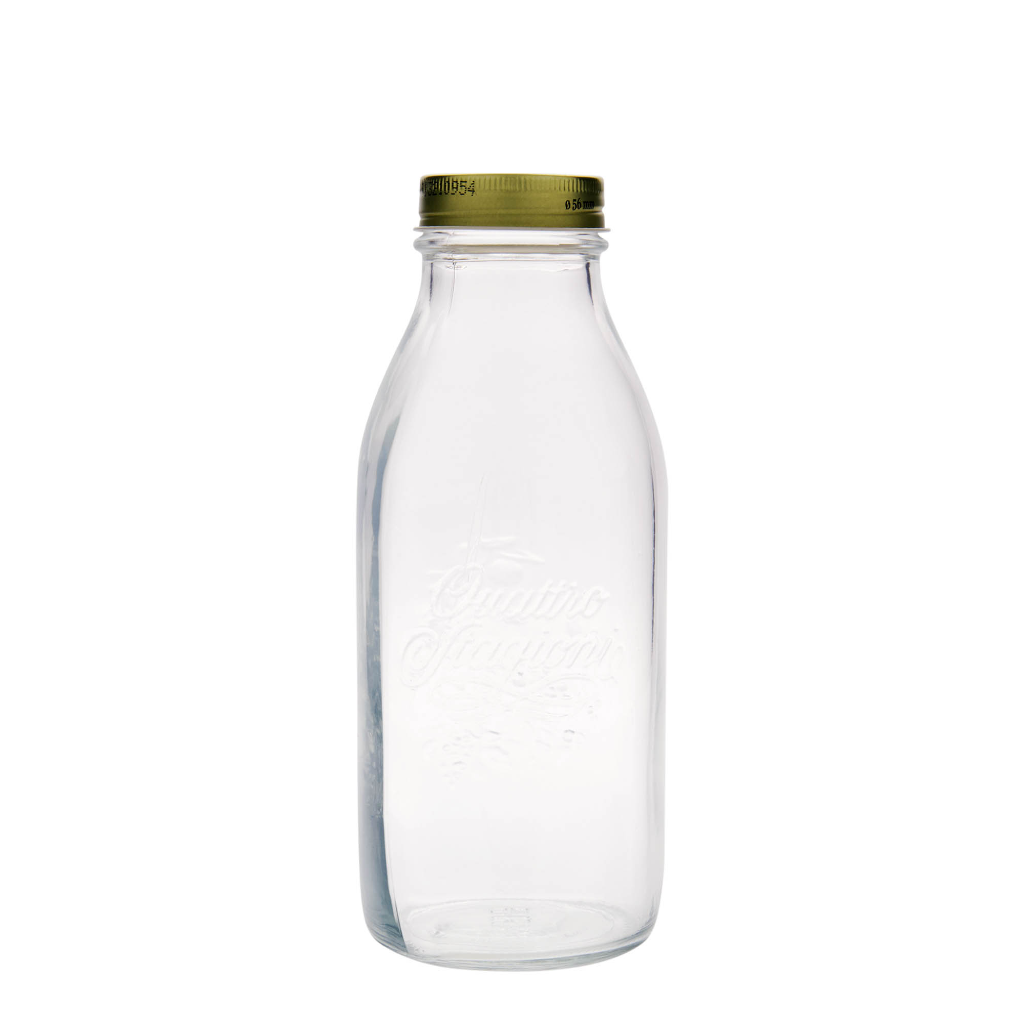 1 000 ml lasipullo 'Quattro Stagioni', suuaukko: ruuvikorkki 1 000 ml lasipullo 'Quattro Stagioni', suuaukko: ruuvikorkki