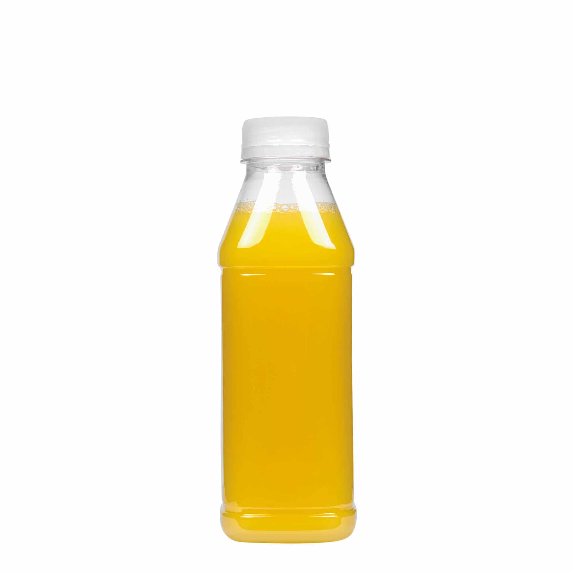 500 ml PET-pullo 'Milk and Juice Carré', neliö, muovi, suu: 38 mm