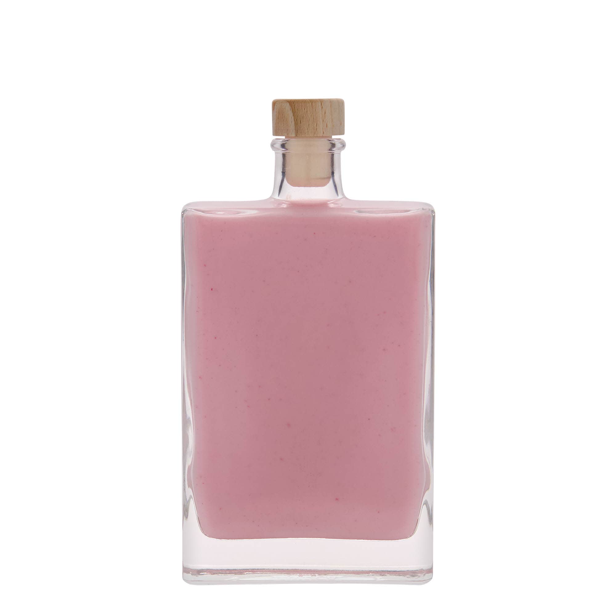 350 ml lasipullo 'Julia', suorakulmainen, suuaukko: korkki