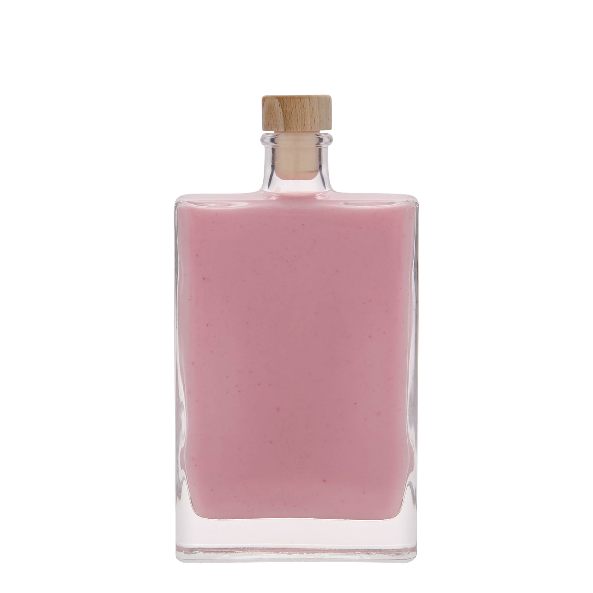 350 ml lasipullo 'Julia', suorakulmainen, suuaukko: korkki 350 ml lasipullo 'Julia', suorakulmainen, suuaukko: korkki