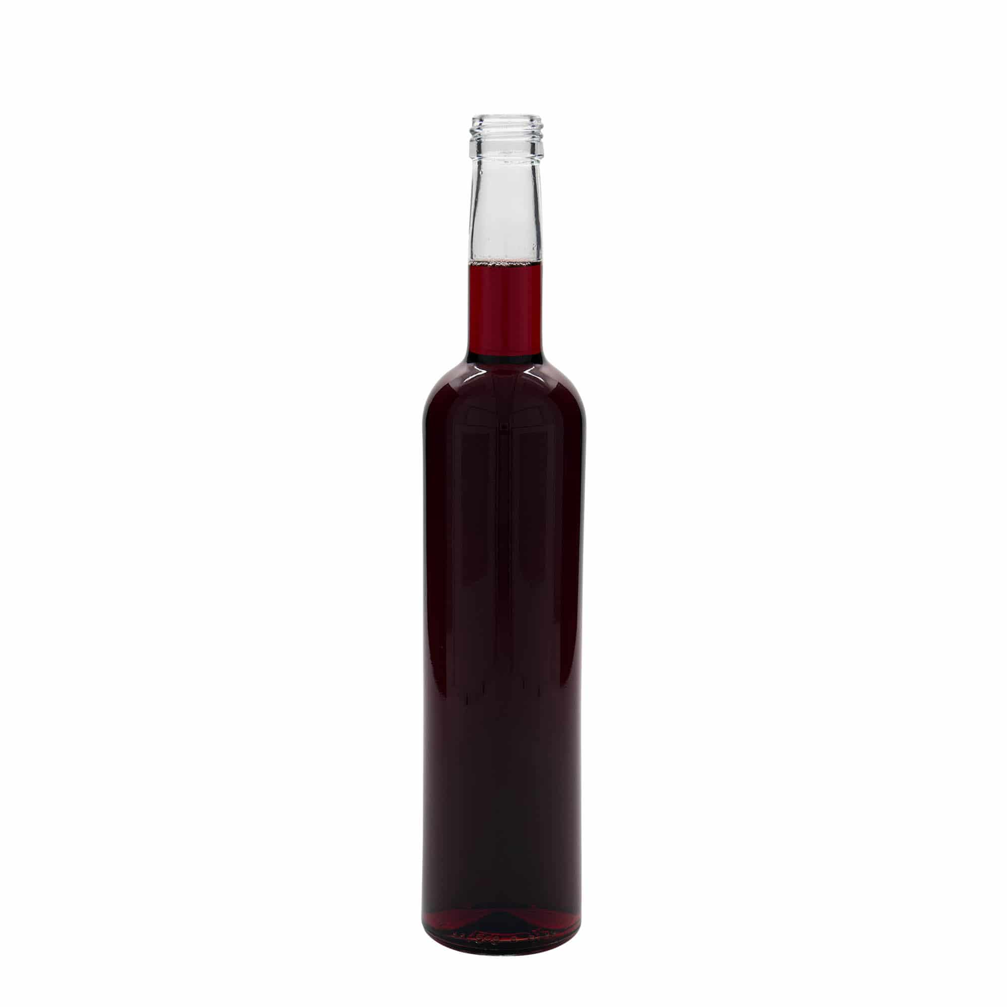500 ml lasipullo 'Bordeaux', suuaukko: PP 28 500 ml lasipullo 'Bordeaux', suuaukko: PP 28