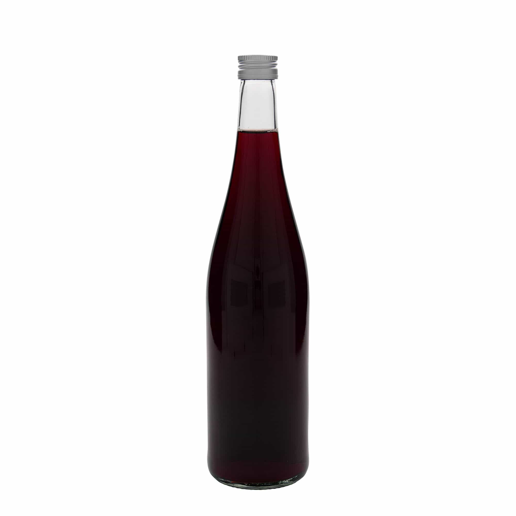 750 ml lasipullo ”Weinschlegel”, suuaukko: PP 28