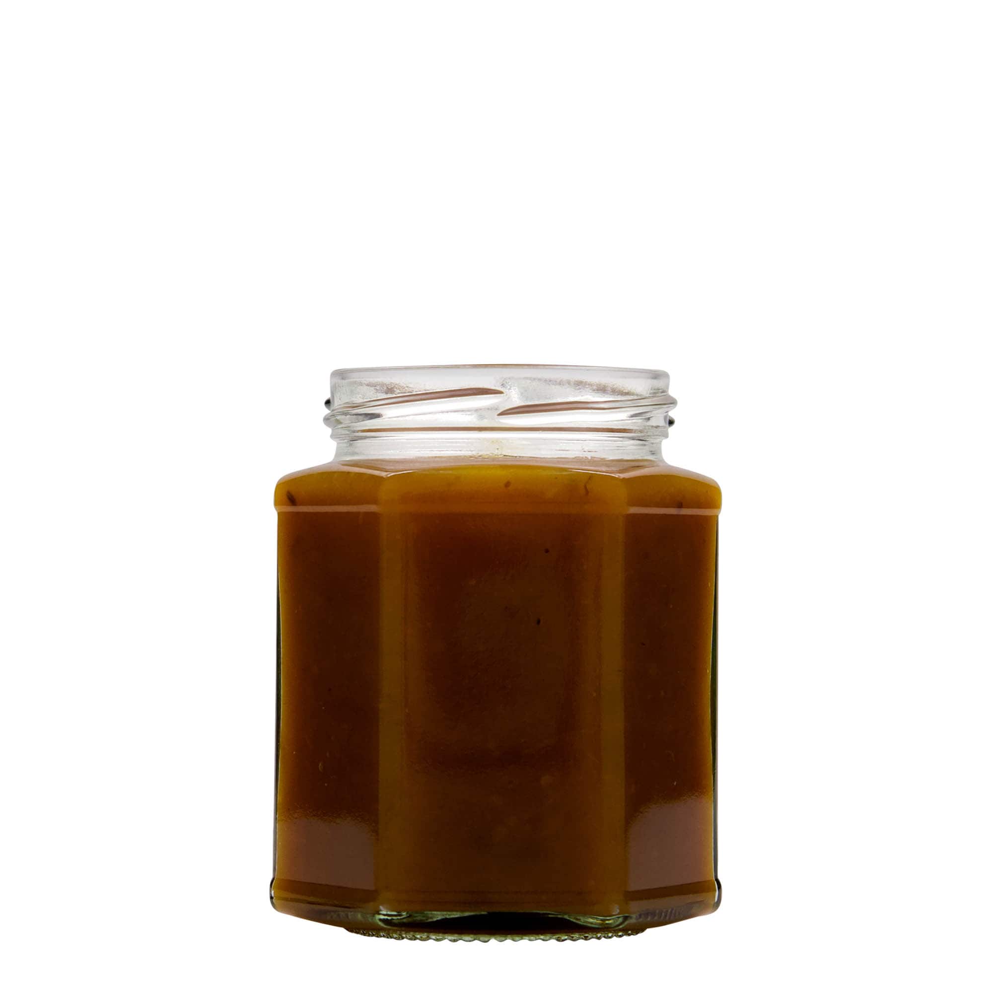 324 ml kuusikulmainen lasi, suuaukko: Twist-Off (TO 66)