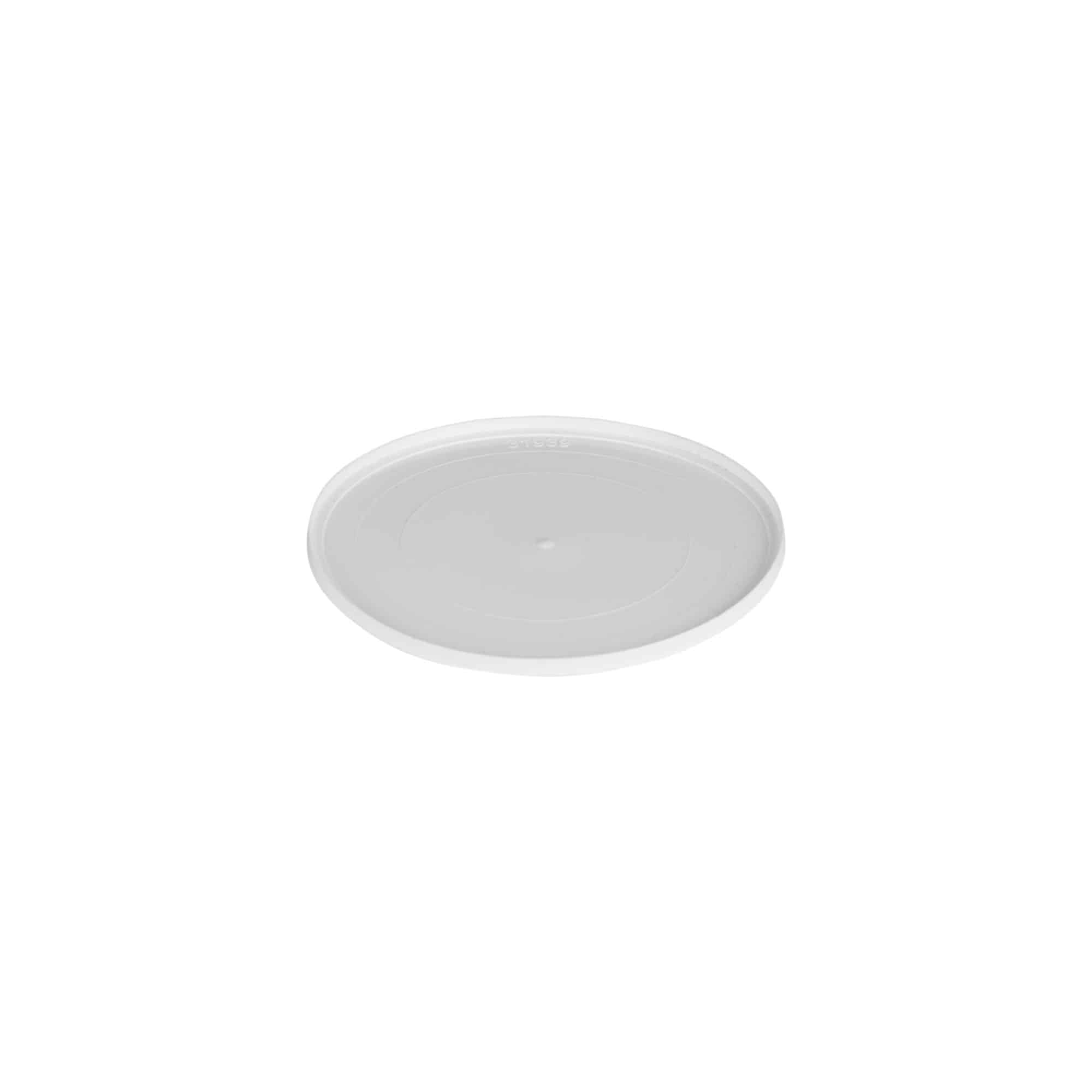Peitekansi 150 ml:lle 'Bianca', PP-muovi, valk.