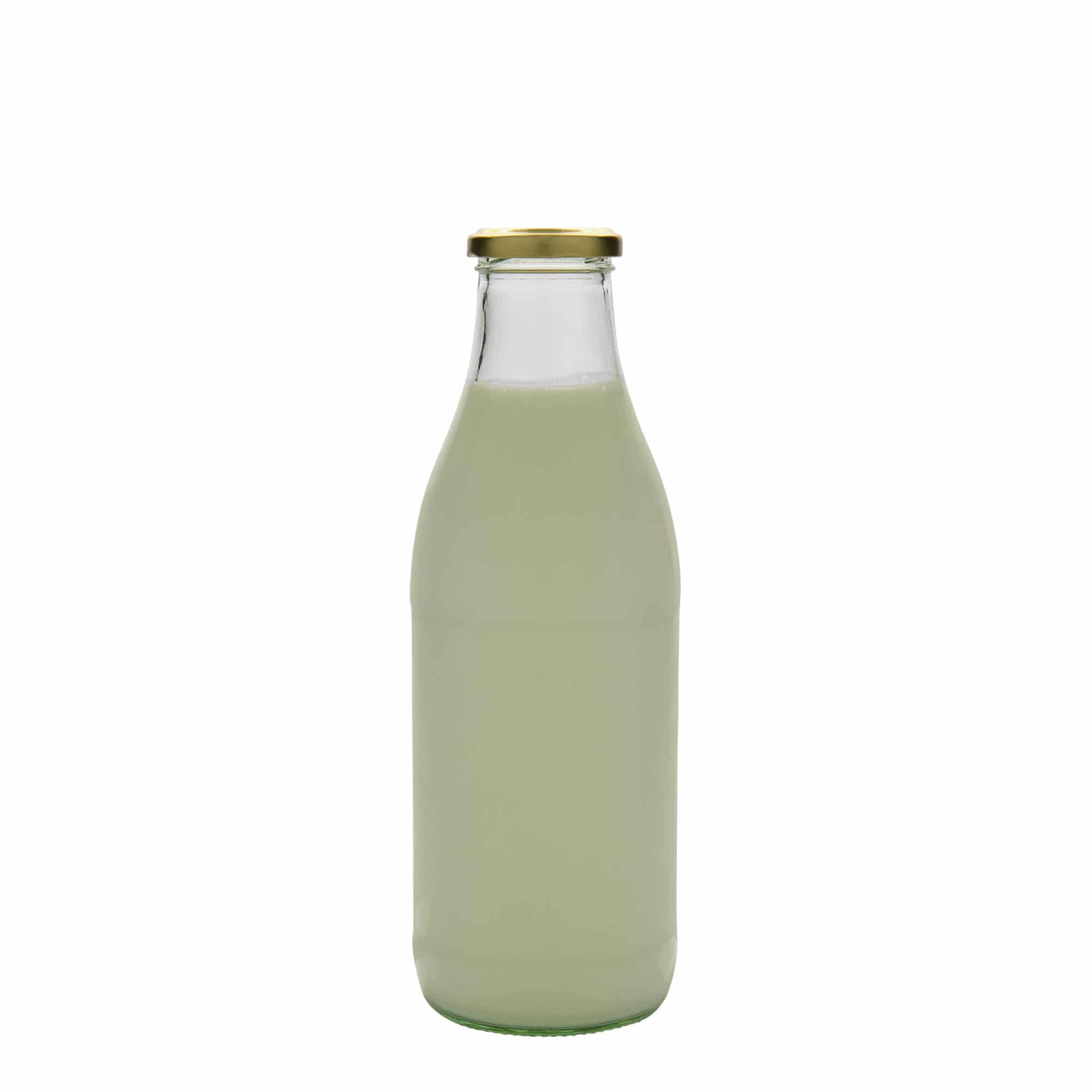 1 000 ml Lorenzo-pullo leveällä kaulalla, suuaukko: Twist-off (TO 48)
