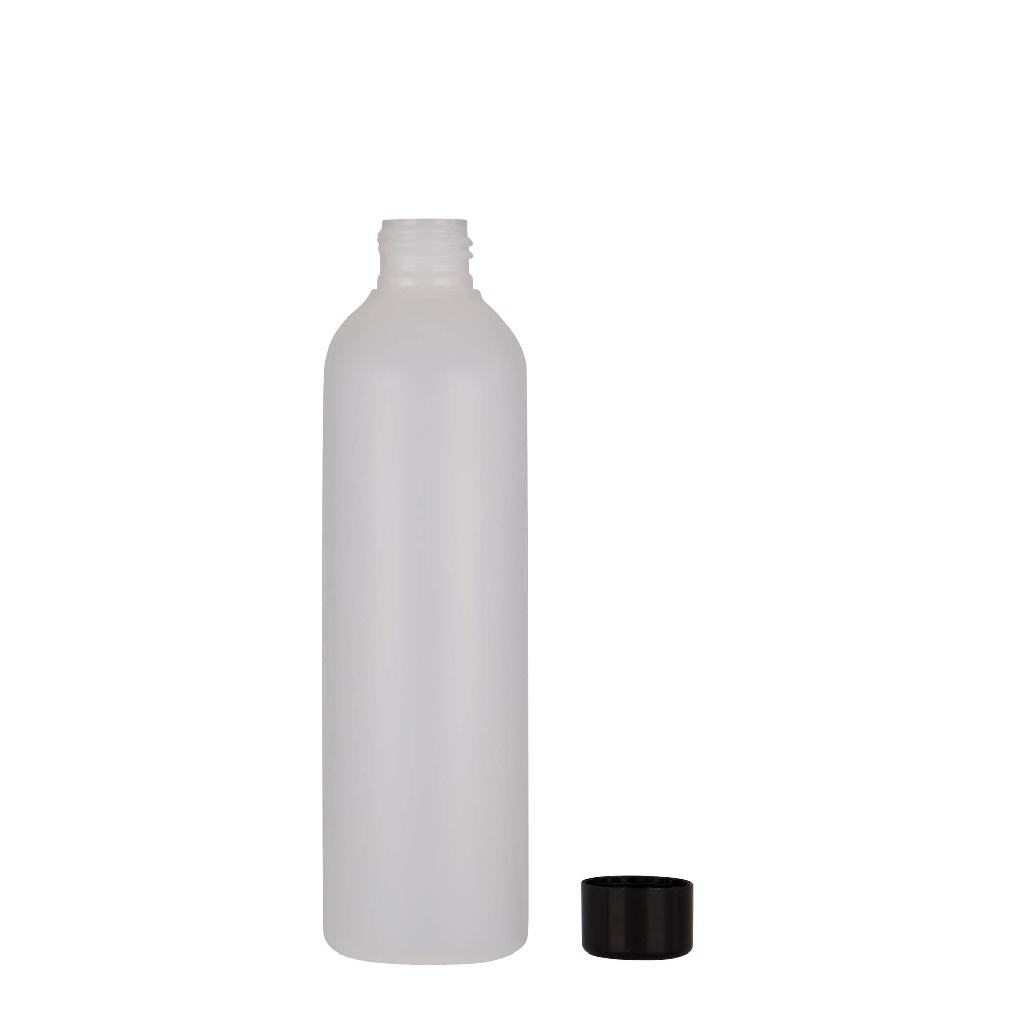 250 ml muovipullo 'Tuffy', HDPE, luonnonvärinen, suuaukko: 24/410 250 ml muovipullo 'Tuffy', HDPE, luonnonvärinen, suuaukko: 24/410
