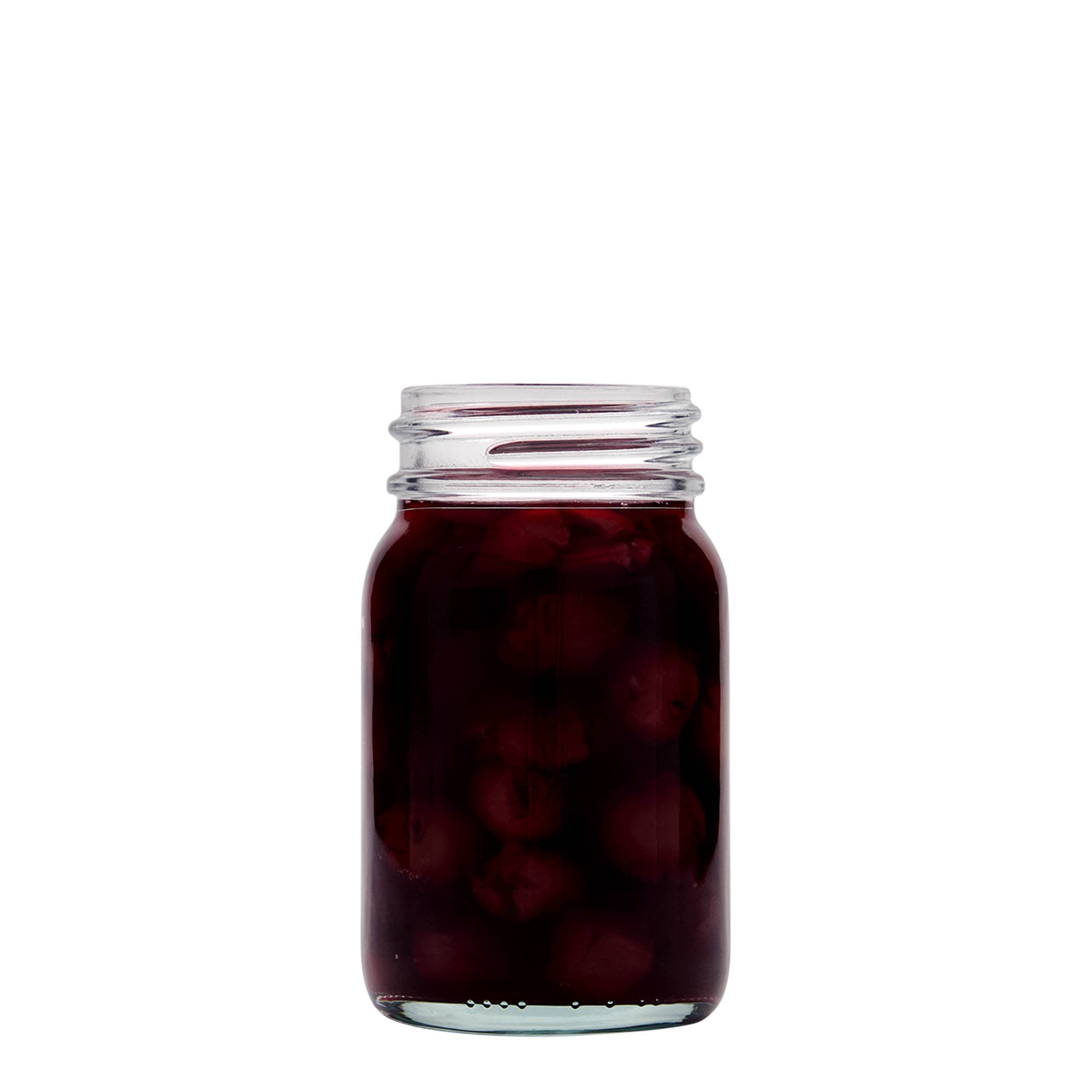 200 ml leveäkaulainen lasi, suuaukko: DIN 55