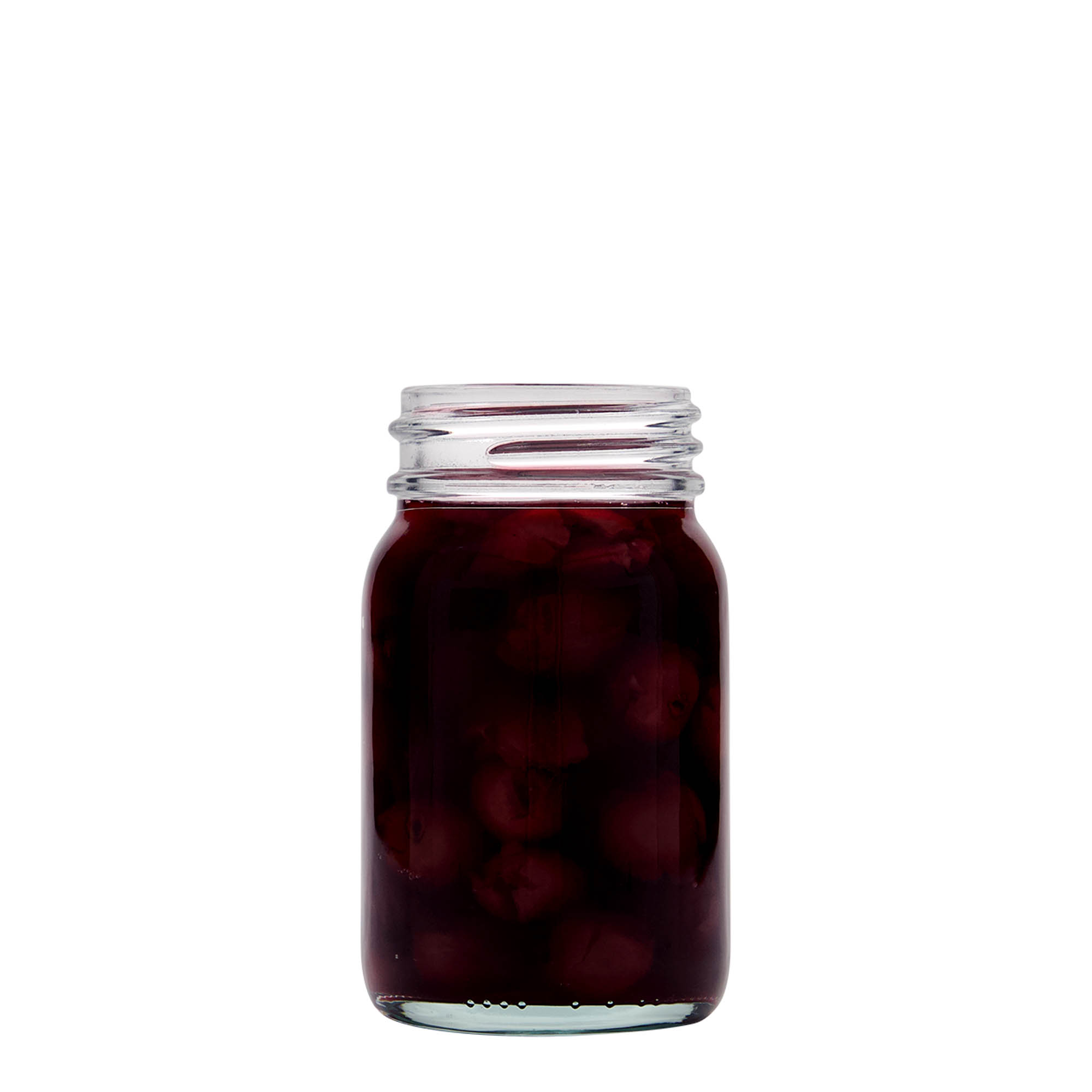200 ml leveäkaulainen lasi, suuaukko: DIN 55