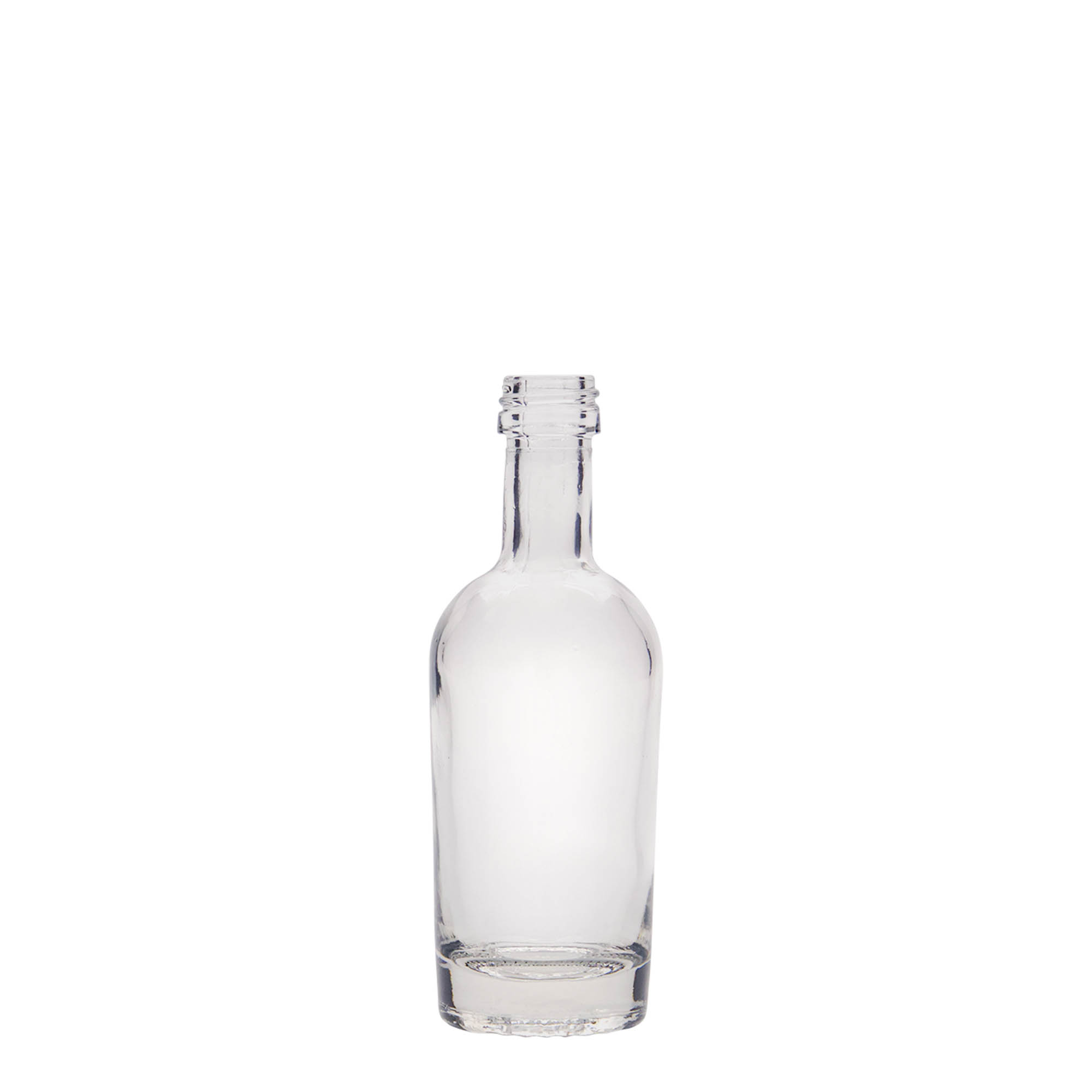 50 ml lasipullo 'Pepe', suuaukko: PP 18 50 ml lasipullo 'Pepe', suuaukko: PP 18