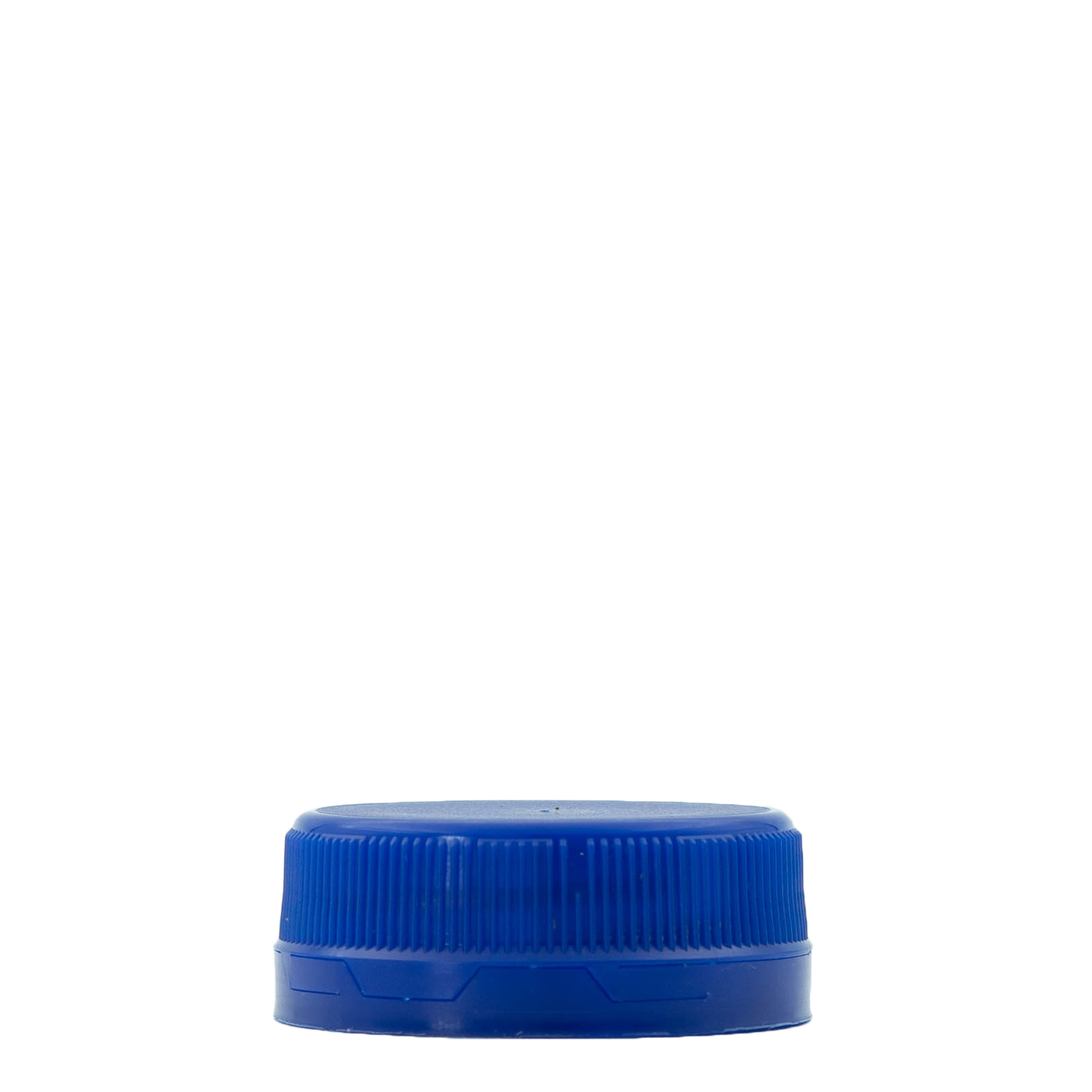 Kierrekorkki kaksoiskierre, PE-muovi, sininen, suu: PET 38 mm