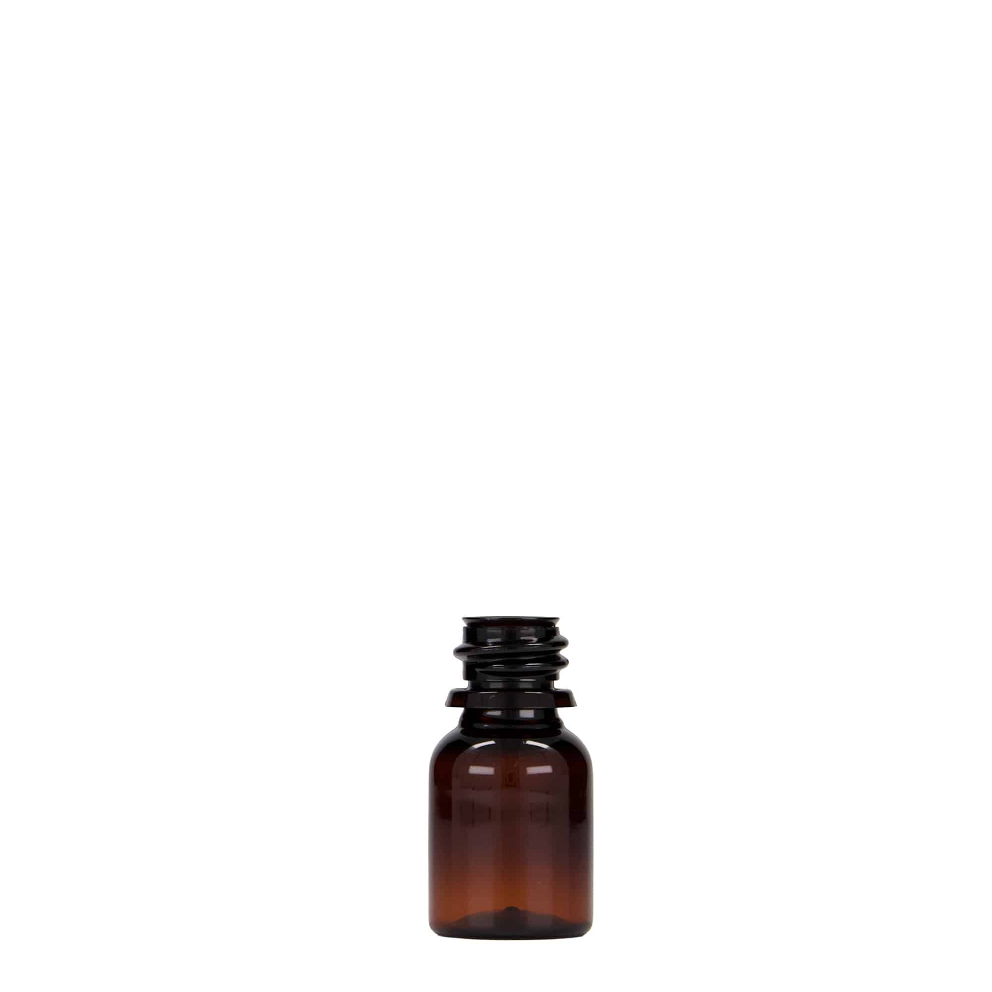 10 ml PET-lääkepullo 'Easy Living', ruskea, muovi, suu: DIN 18 10 ml PET-lääkepullo 'Easy Living', ruskea, muovi, suu: DIN 18