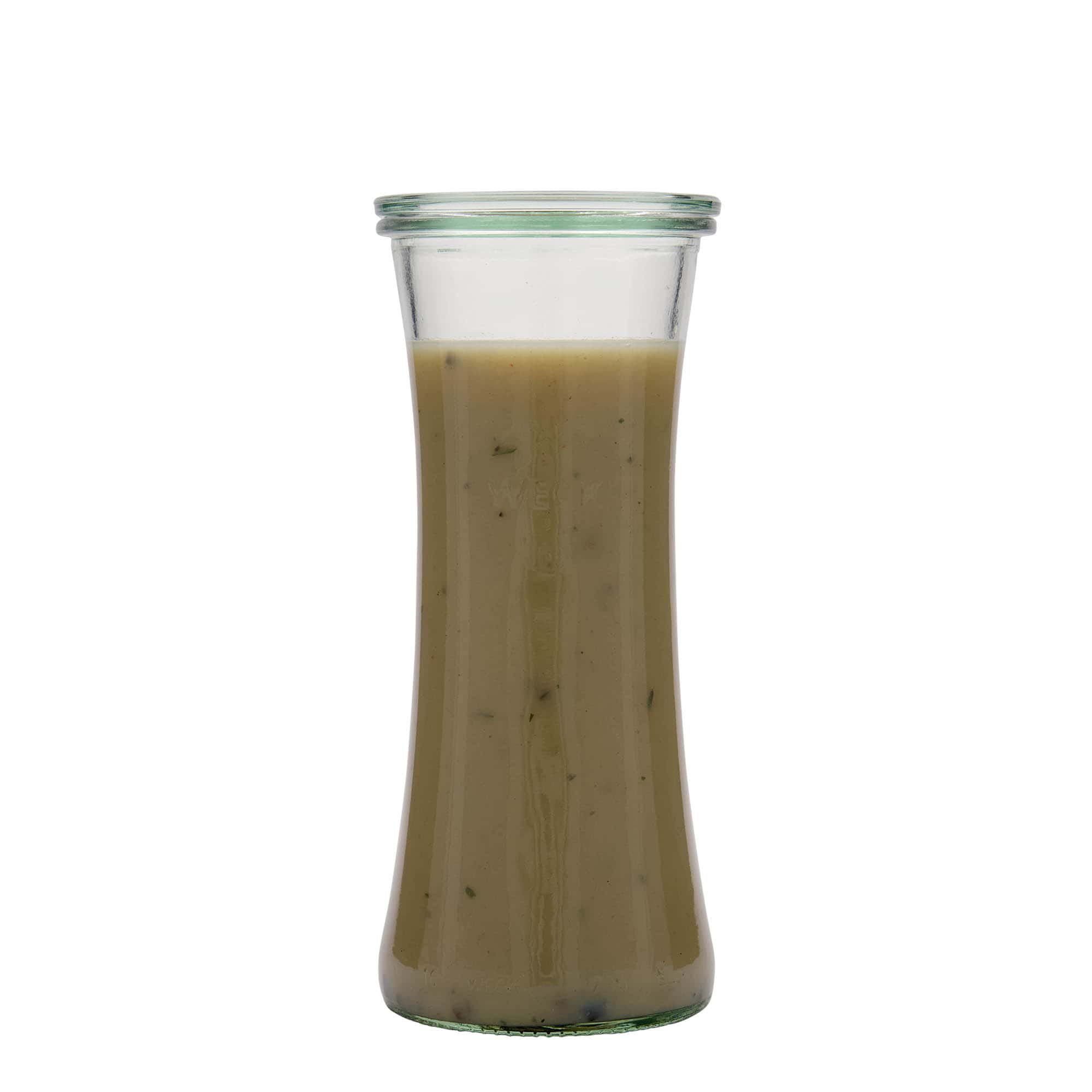 730 ml WECK-herkkulasi, suuaukko: pyöreä reuna