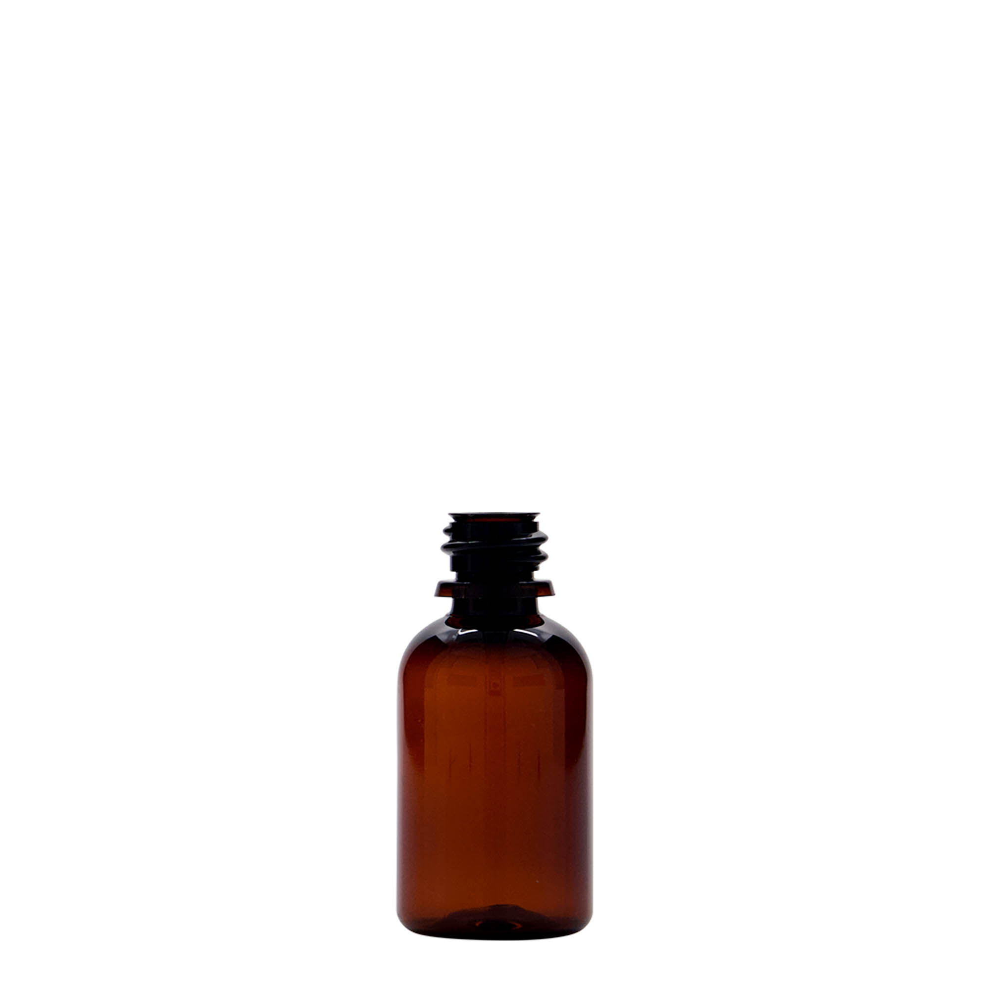 30 ml PET-lääkepullo 'Easy Living', ruskea, muovi, suuaukko: DIN 18
