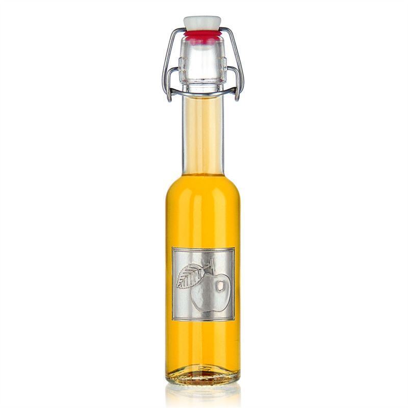 Tinamerkki 'Omena', neliö, metalli, hopea Tinamerkki 'Omena', neliö, metalli, hopea