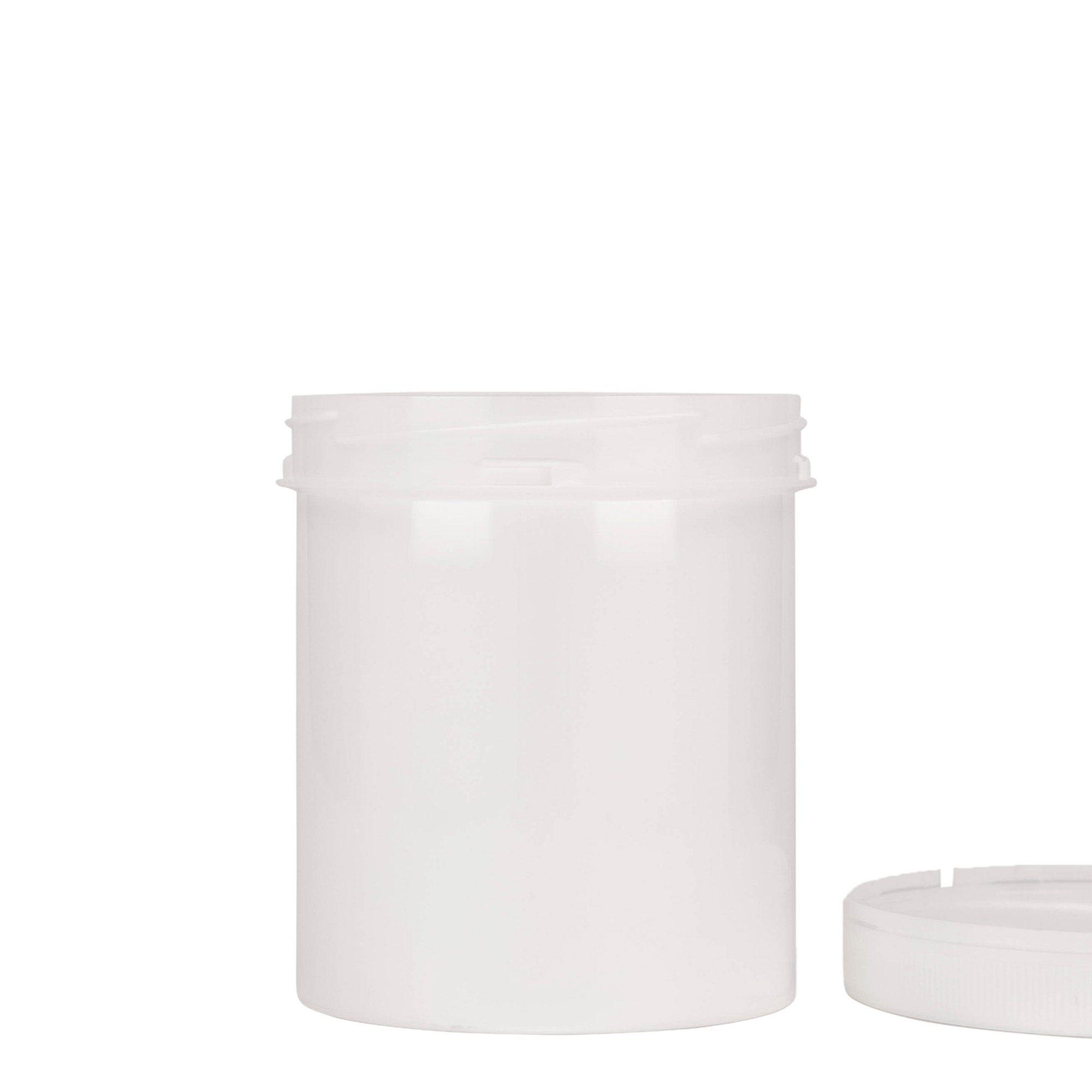 500 ml muovipurkki 'Securilock', PP, valkoinen, suuaukko: ruuvikorkki 500 ml muovipurkki 'Securilock', PP, valkoinen, suuaukko: ruuvikorkki