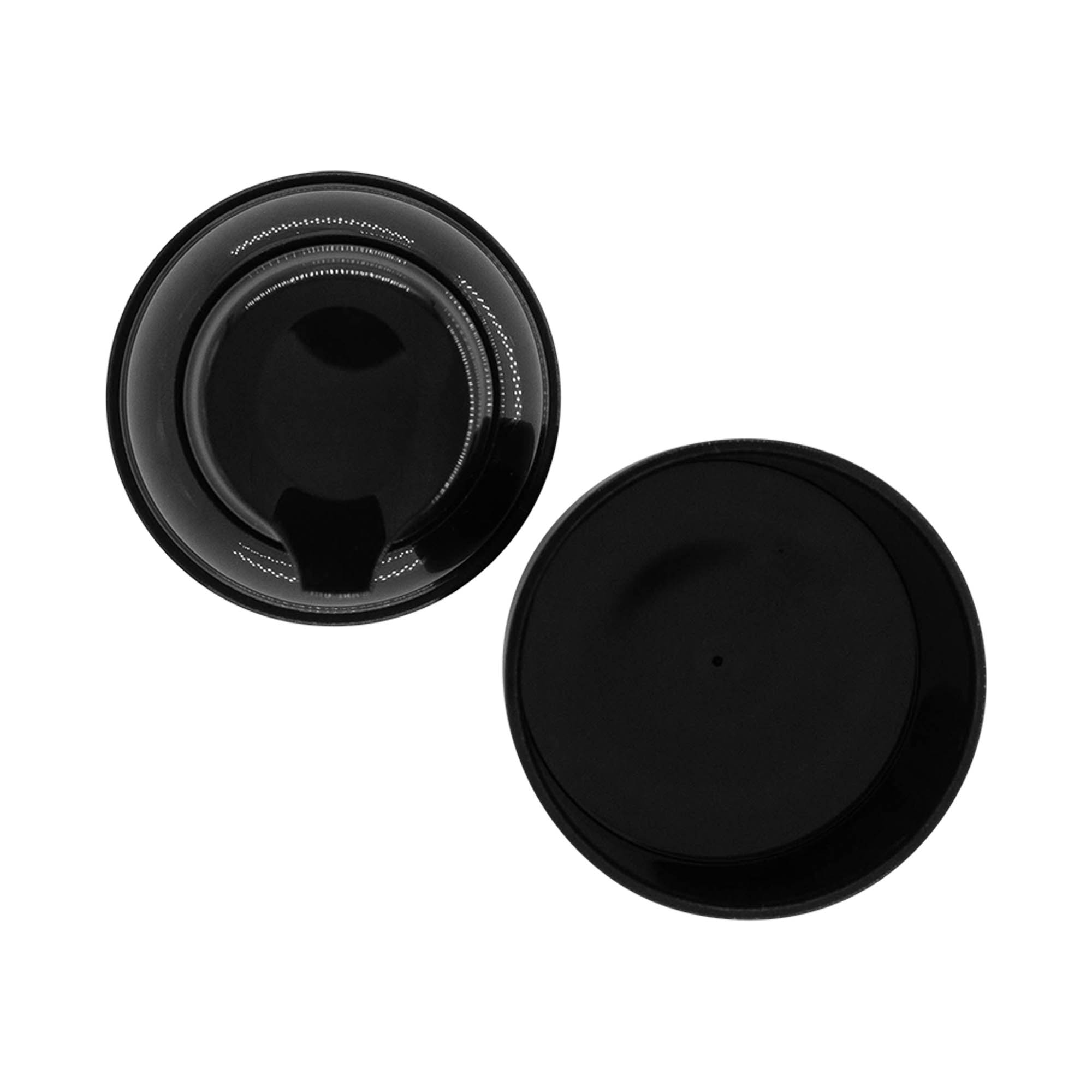 Airless-annostelupumpun pää 'Mezzo', PP-muovi, musta Airless-annostelupumpun pää 'Mezzo', PP-muovi, musta