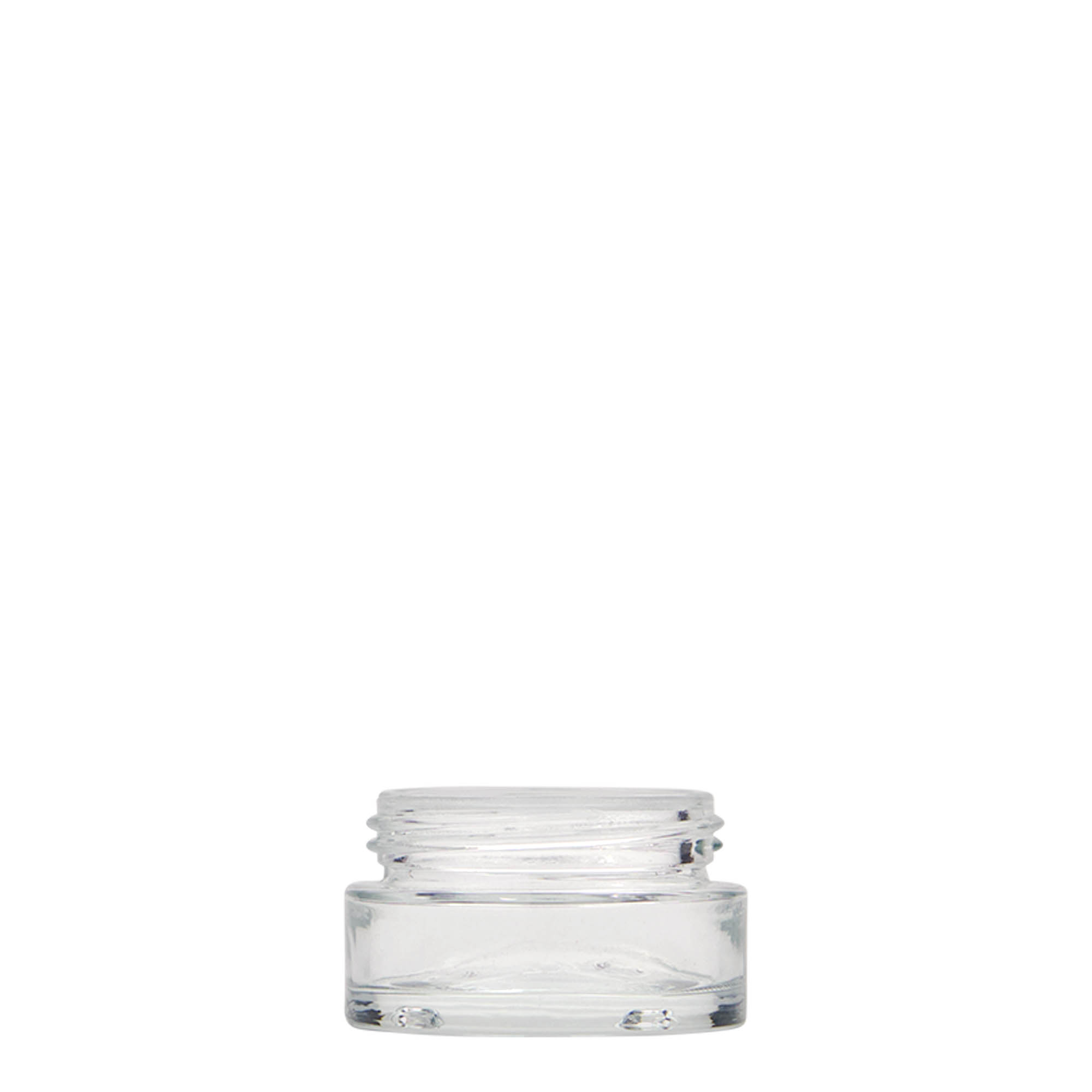 15 ml purkki 'Clear Edition', lasia, suuaukko: ruuvikorkki