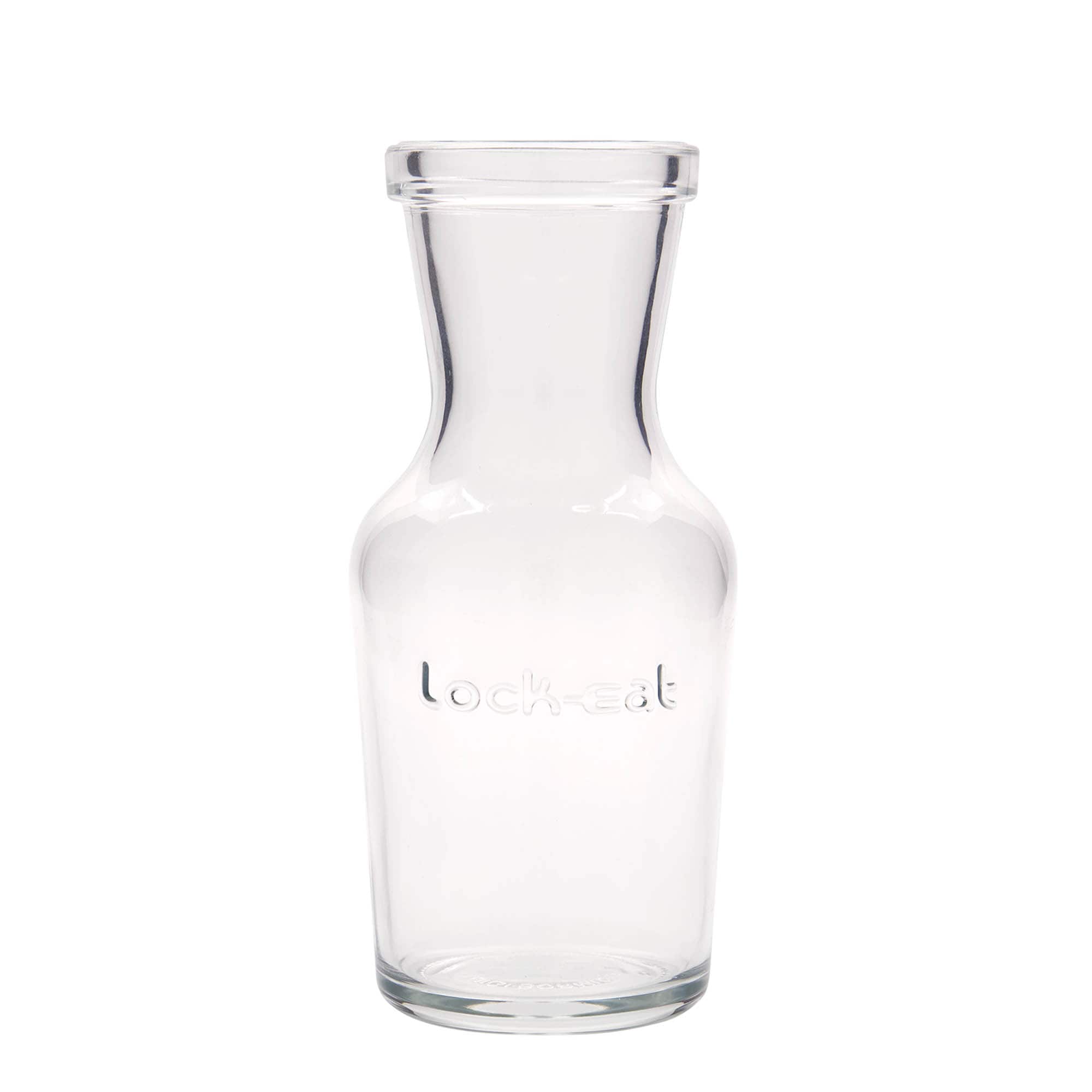 500 ml lasikarahvi 'Lock-Eat', suuaukon suljin: metallilukko