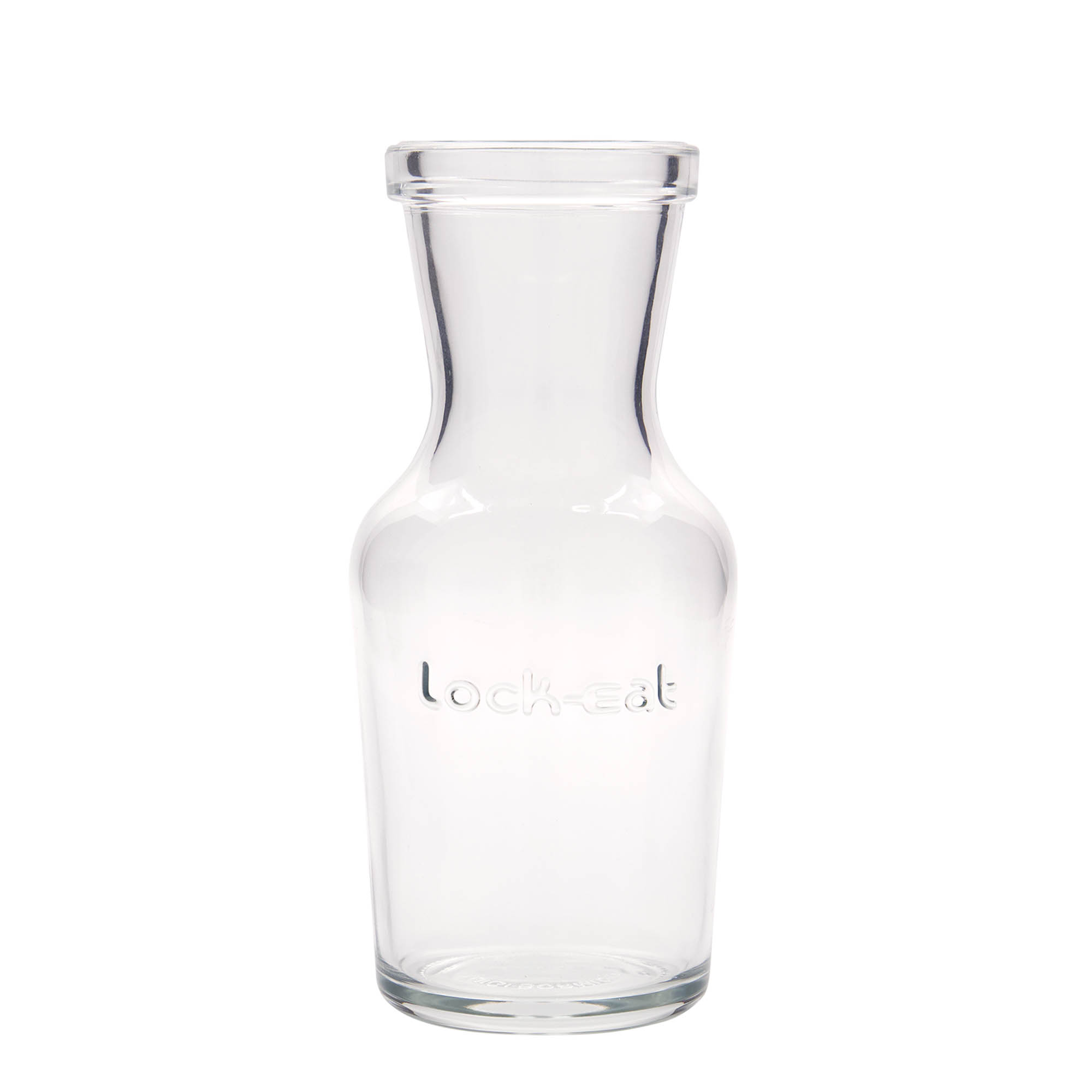 500 ml lasikarahvi ”Lock-Eat”, suuaukon suljin: metallilukko