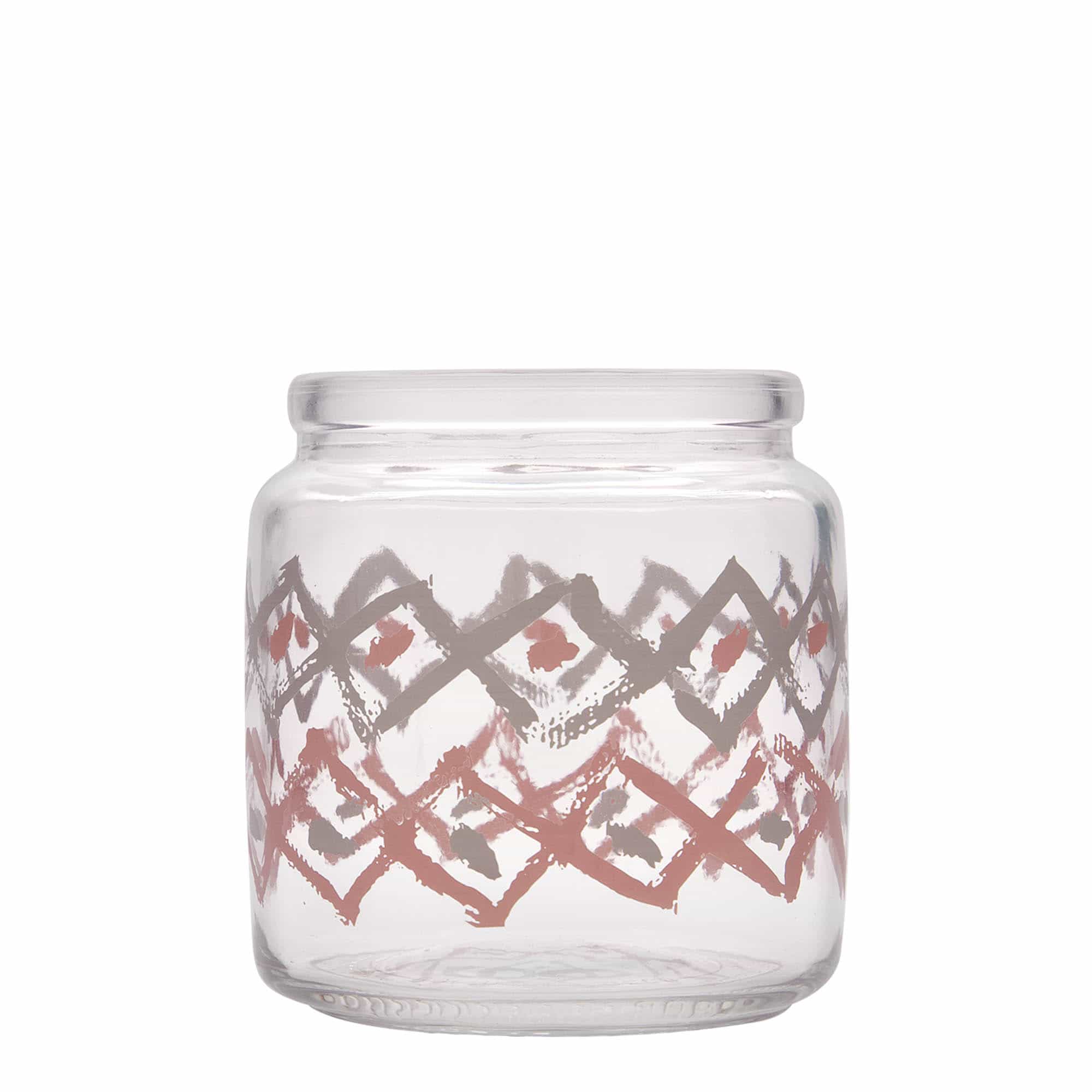 750 ml Korkkilasi 'Giara', Kuvio: Manolibera rosa, Suukappale: Korkki 750 ml Korkkilasi 'Giara', Kuvio: Manolibera rosa, Suukappale: Korkki