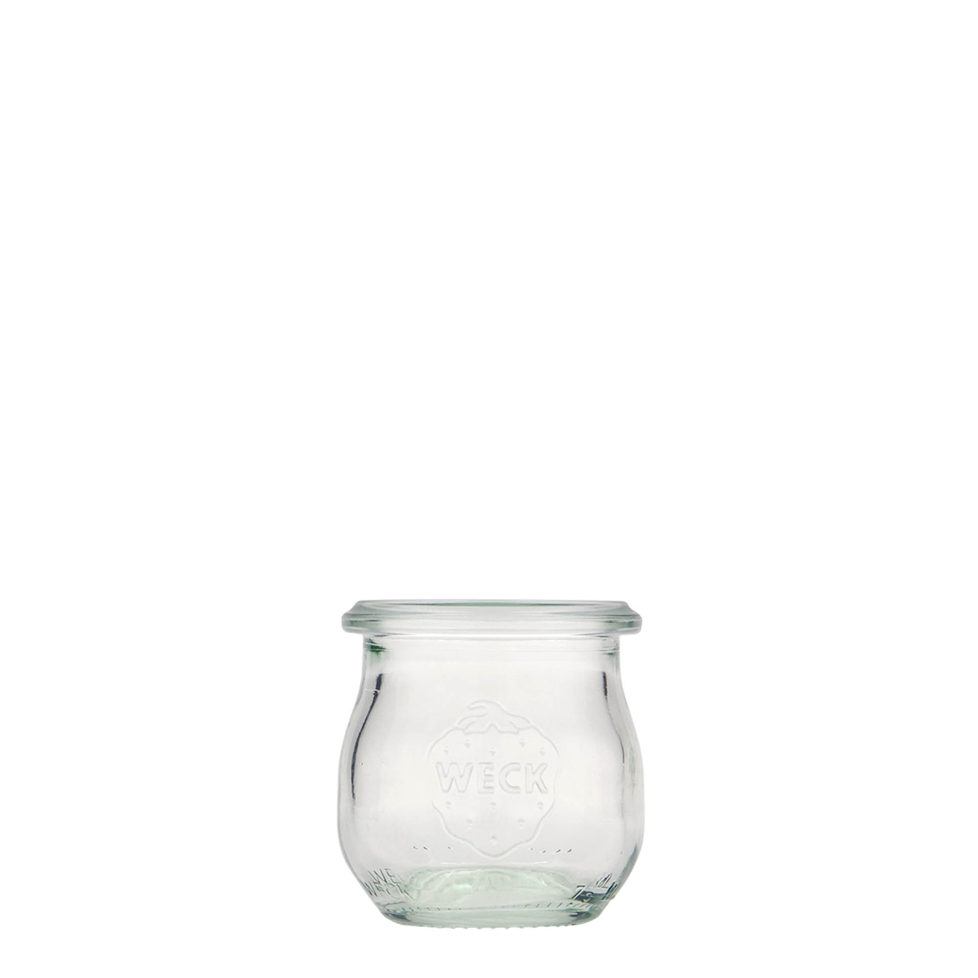 75 ml WECK-tulppulasi, suuaukko: pyöreä reuna 75 ml WECK-tulppulasi, suuaukko: pyöreä reuna