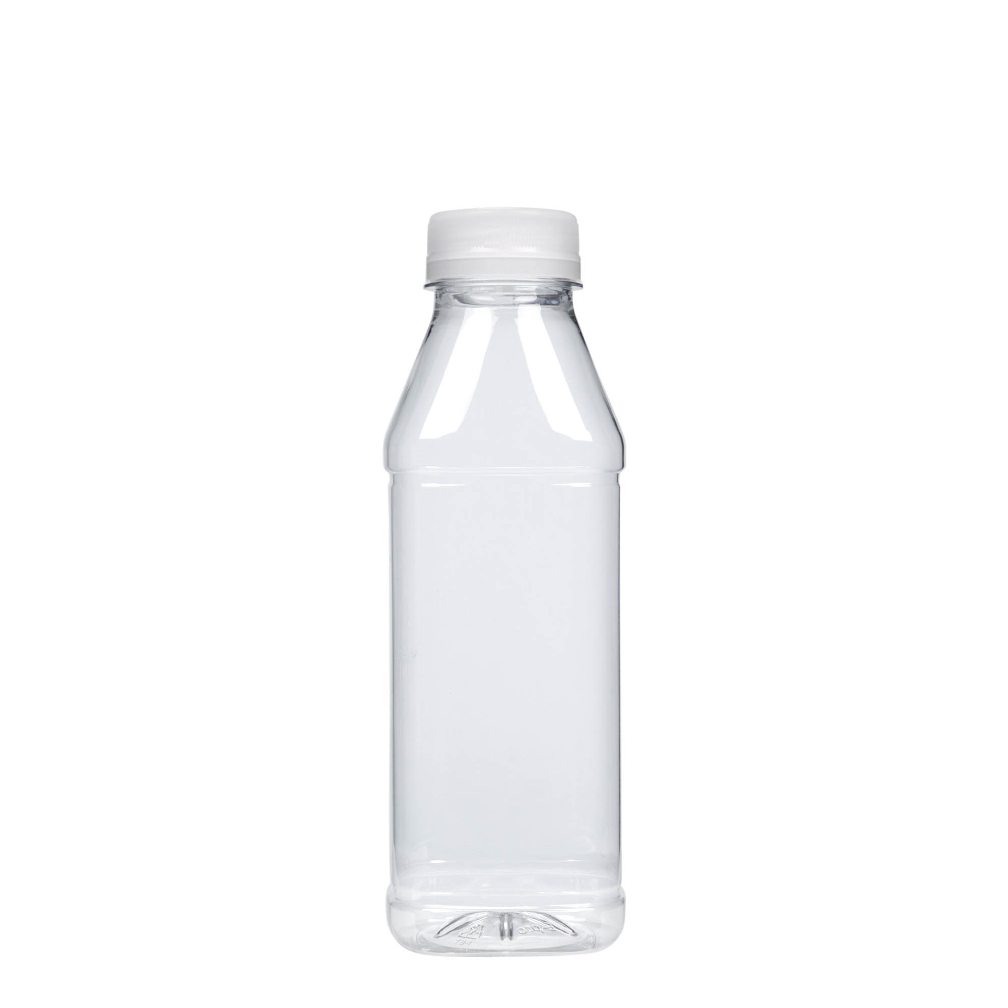 500 ml PET-pullo 'Milk and Juice Carré', neliömäinen, muovia, suuaukko: 38 mm 500 ml PET-pullo 'Milk and Juice Carré', neliömäinen, muovia, suuaukko: 38 mm