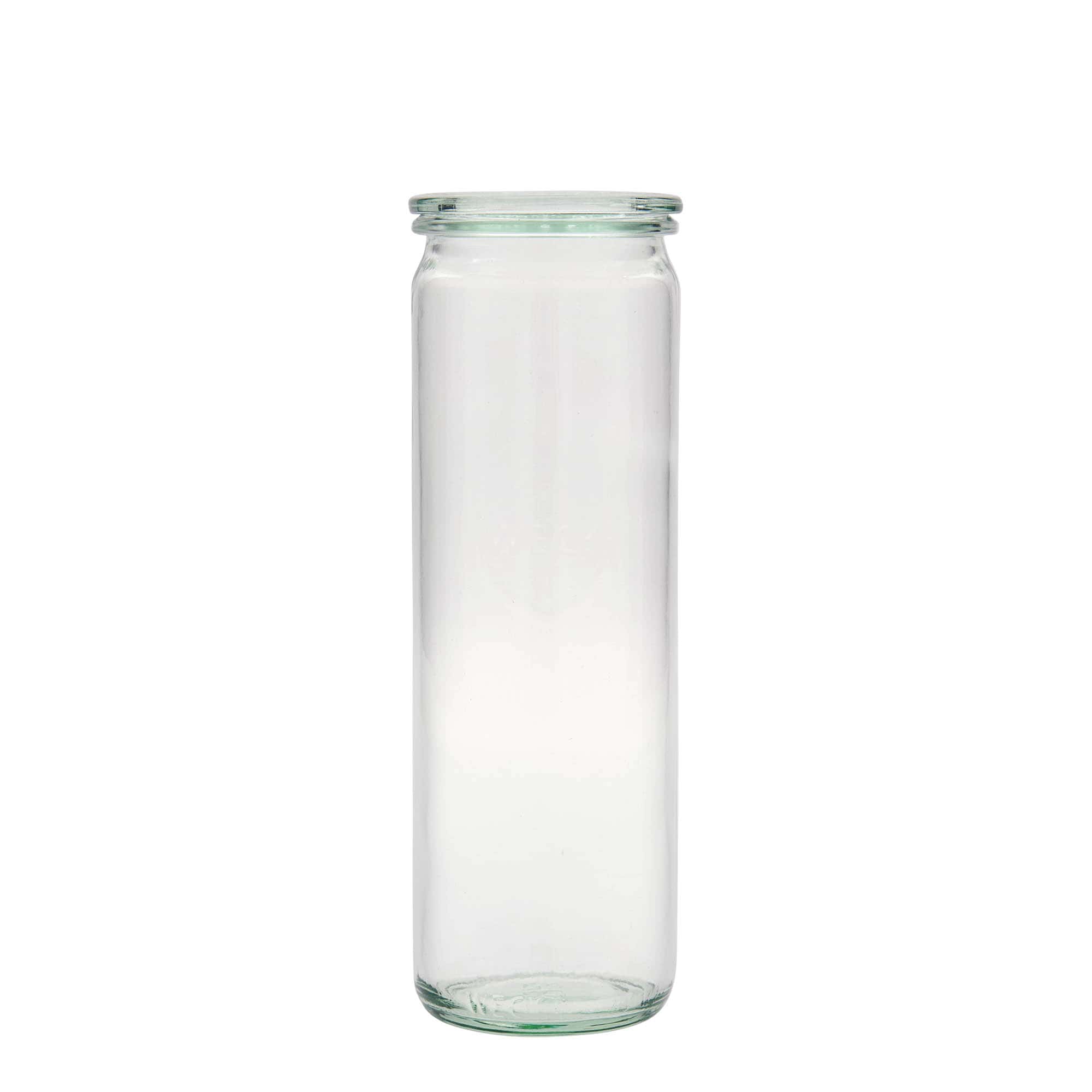 600 ml WECK-sylinterilasi, suuaukko: pyöreä reuna