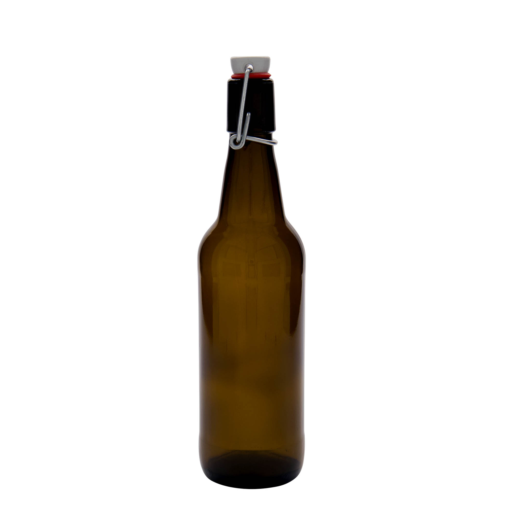 500 ml olutpullo, lasia, ruskea, suuaukko: lukittava kansi 500 ml olutpullo, lasia, ruskea, suuaukko: lukittava kansi