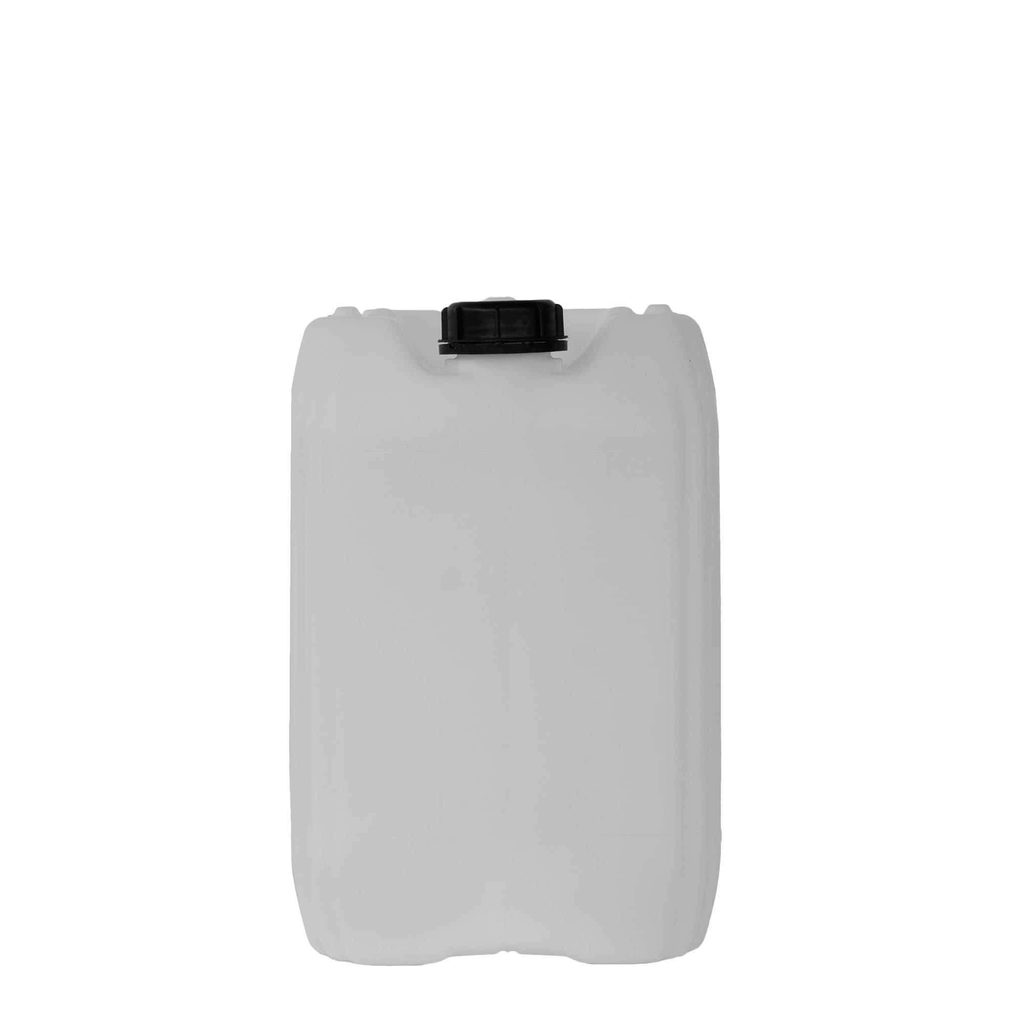 20 l kanisteri, nelikulm., HDPE-muovi, natur, suu: ND 60