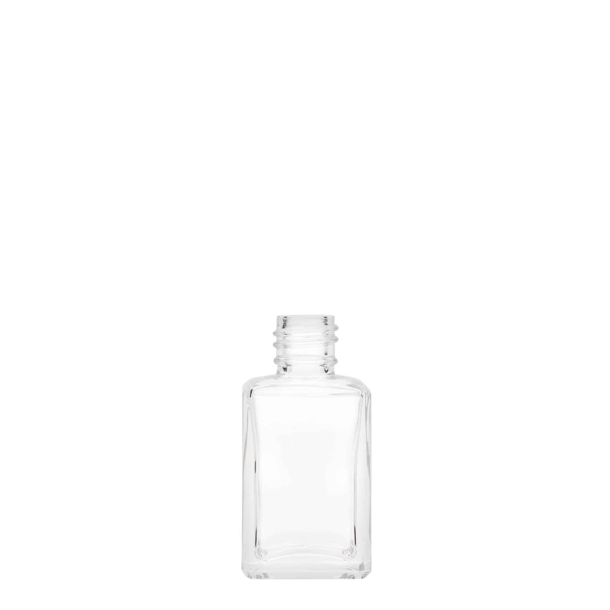 30 ml lasipullo 'Tamme', neliömäinen, suuaukko: PP 18