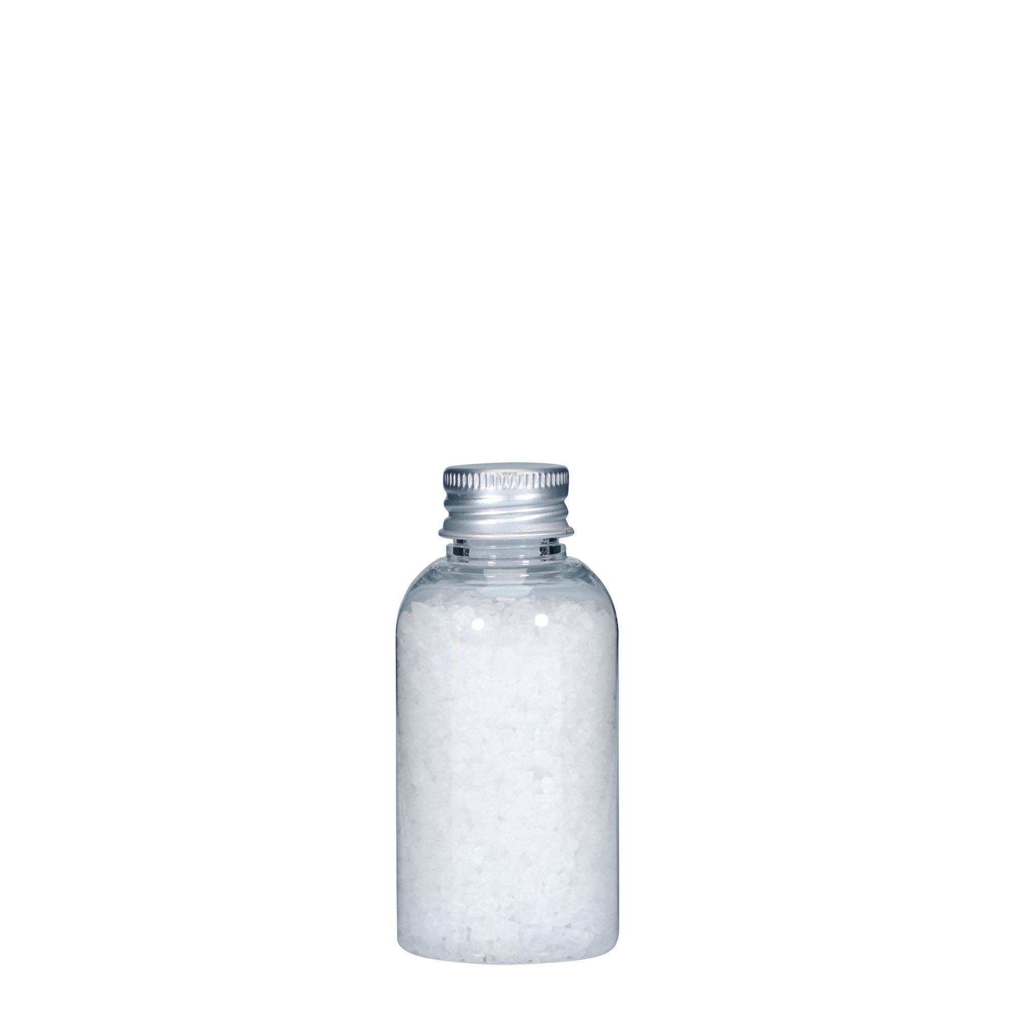 50 ml PET-pullo 'Boston', muovia, suuaukko: 20/410