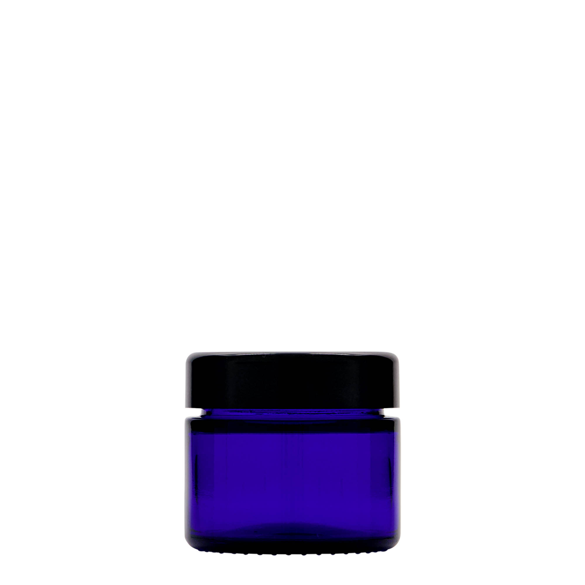 50 ml purkki ”Blue Edition”, lasia, kuninkaansininen, suu: ruuvikorkki