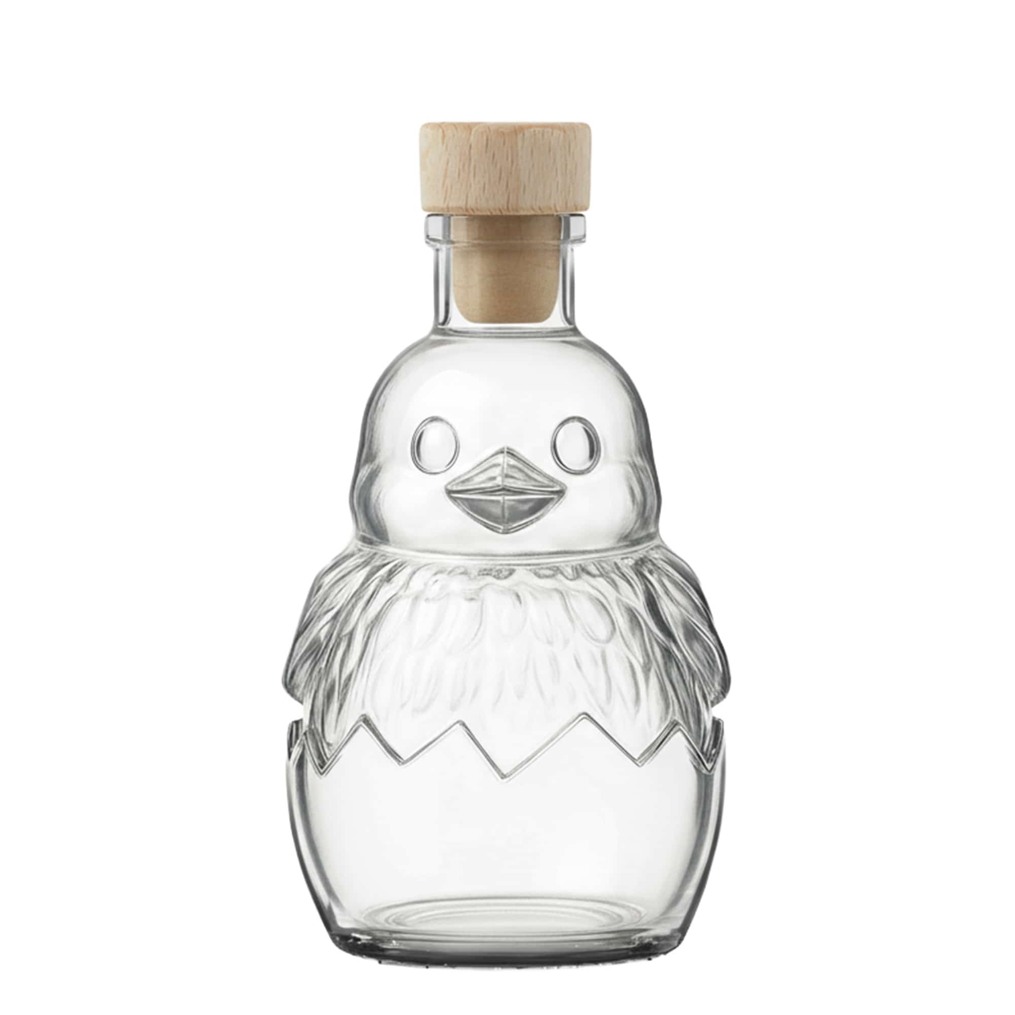 200 ml lasipullo 'Poikanen', suuaukko: korkki