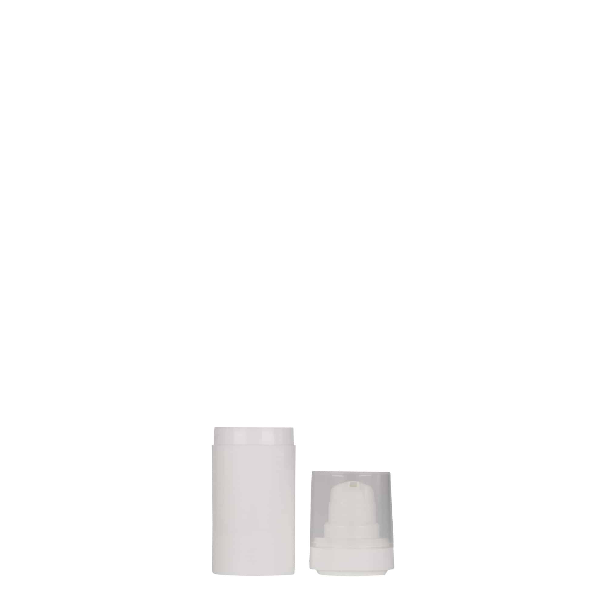 15 ml Airless-annostelija 'Micro', PP-muovi, valkoinen