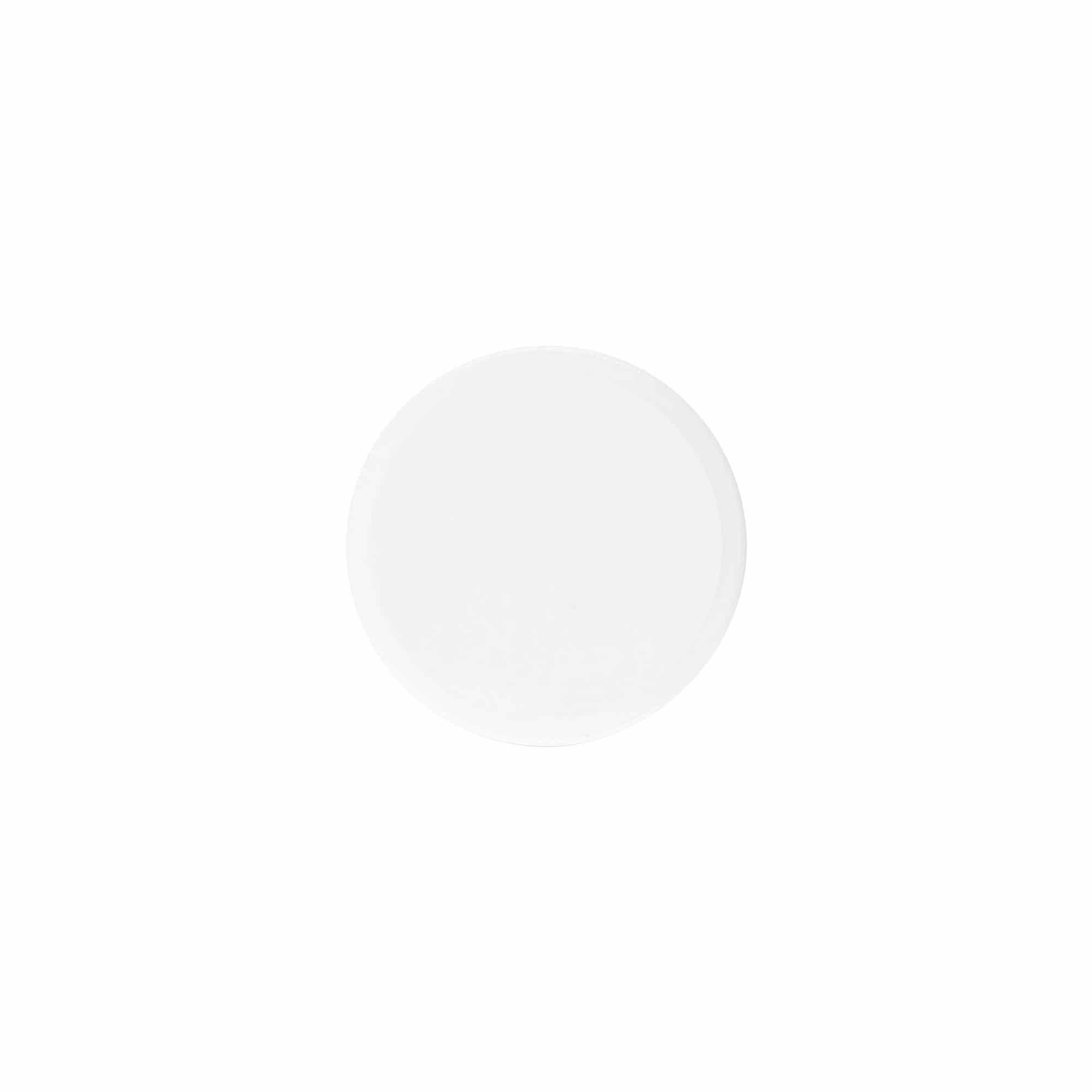 Ruuvikorkki 'White Line' 60 ml, PP-muovi, valkoinen
