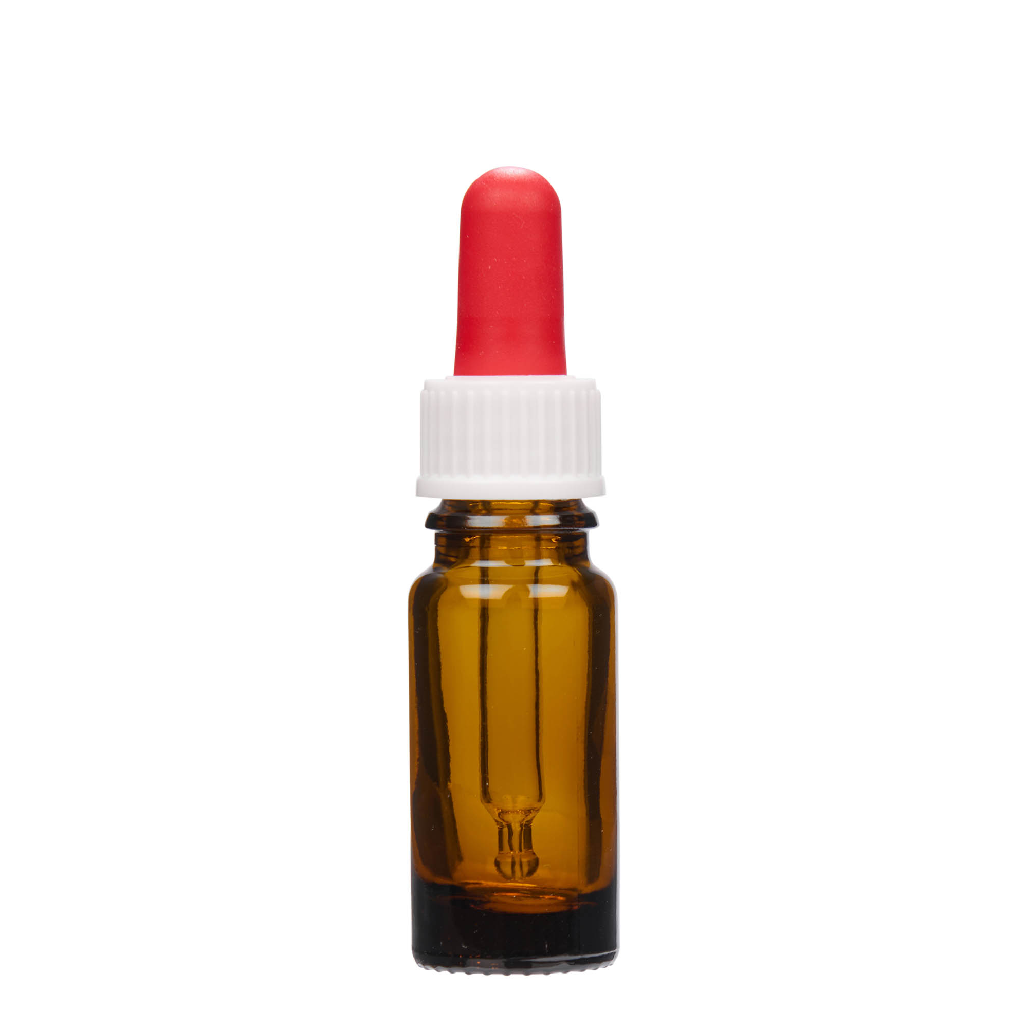 10 ml lääketieteellinen pipettipullo, lasia, ruskea, suuaukko: DIN 18