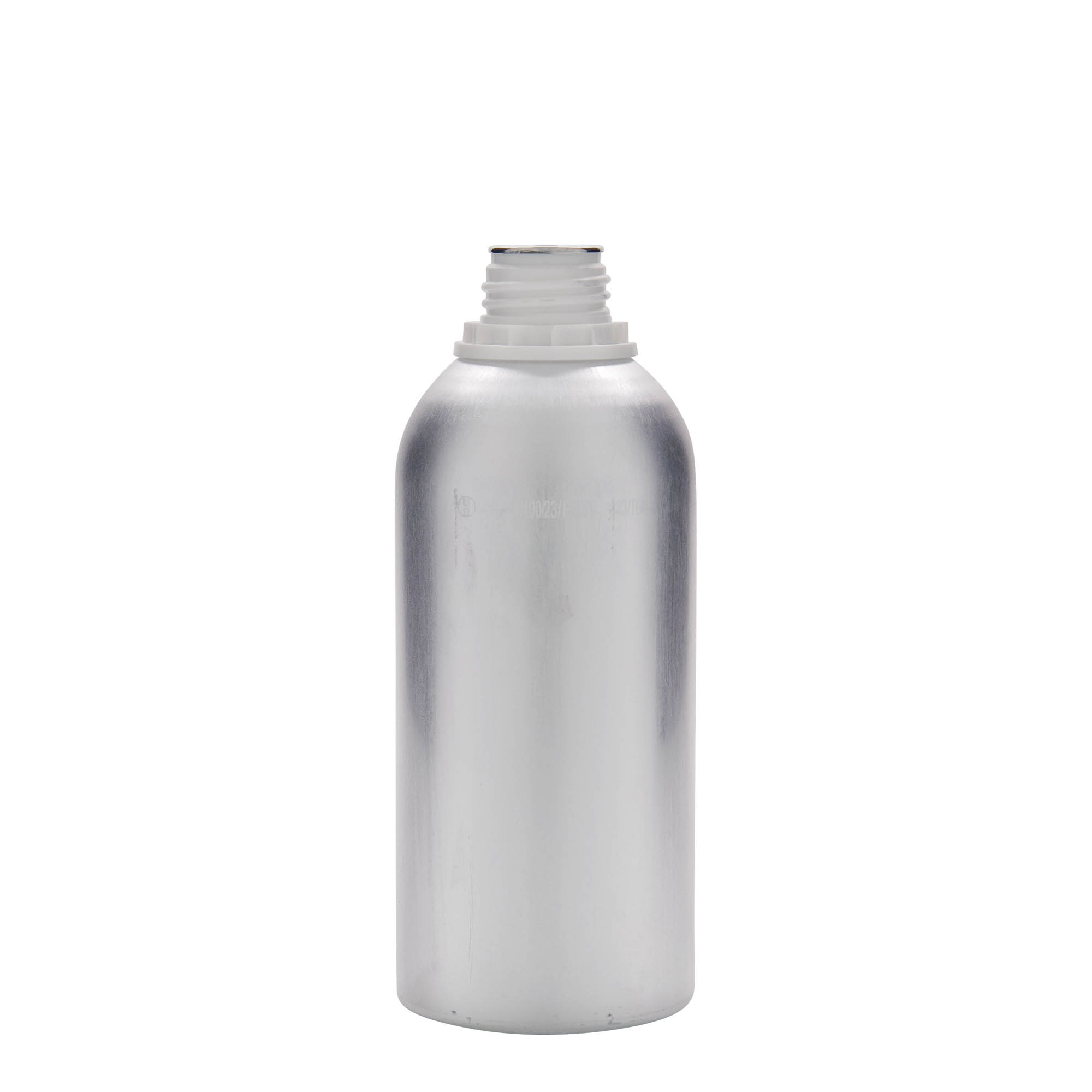 625 ml alumiinipullo, metalli, hopea, suuaukko: DIN 32