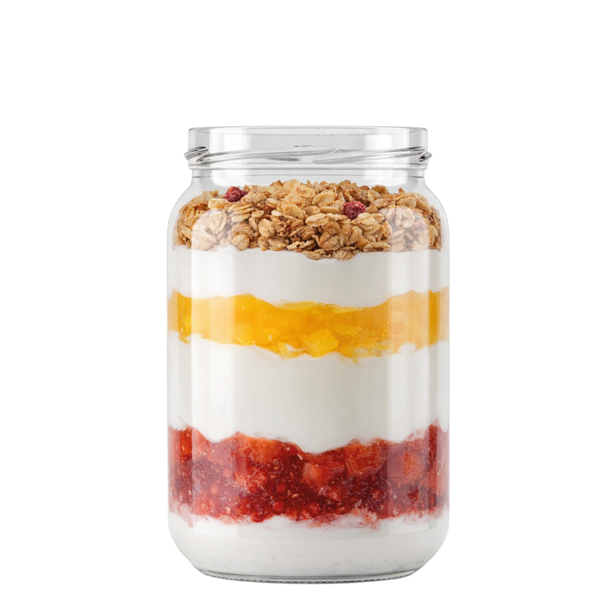720 ml purkkilasi II, suuaukko: kierrekorkki (TO 82)