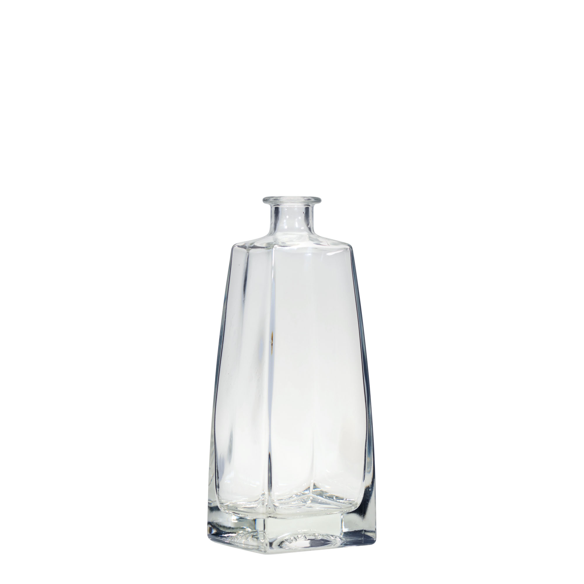 700 ml lasipullo 'Timmy', suorakaide, suuaukko: korkki