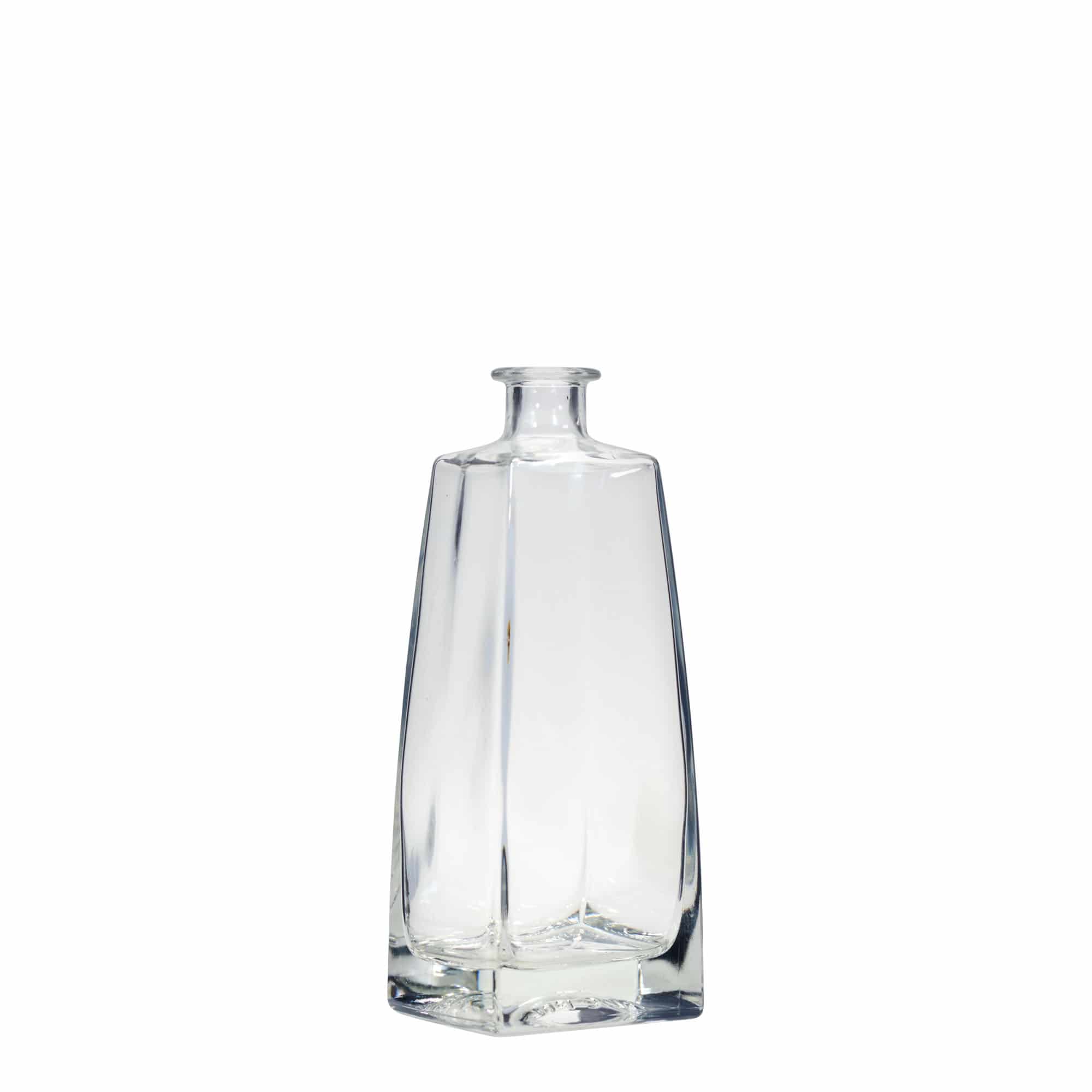 700 ml lasipullo 'Timmy', suorakaide, suuaukko: korkki